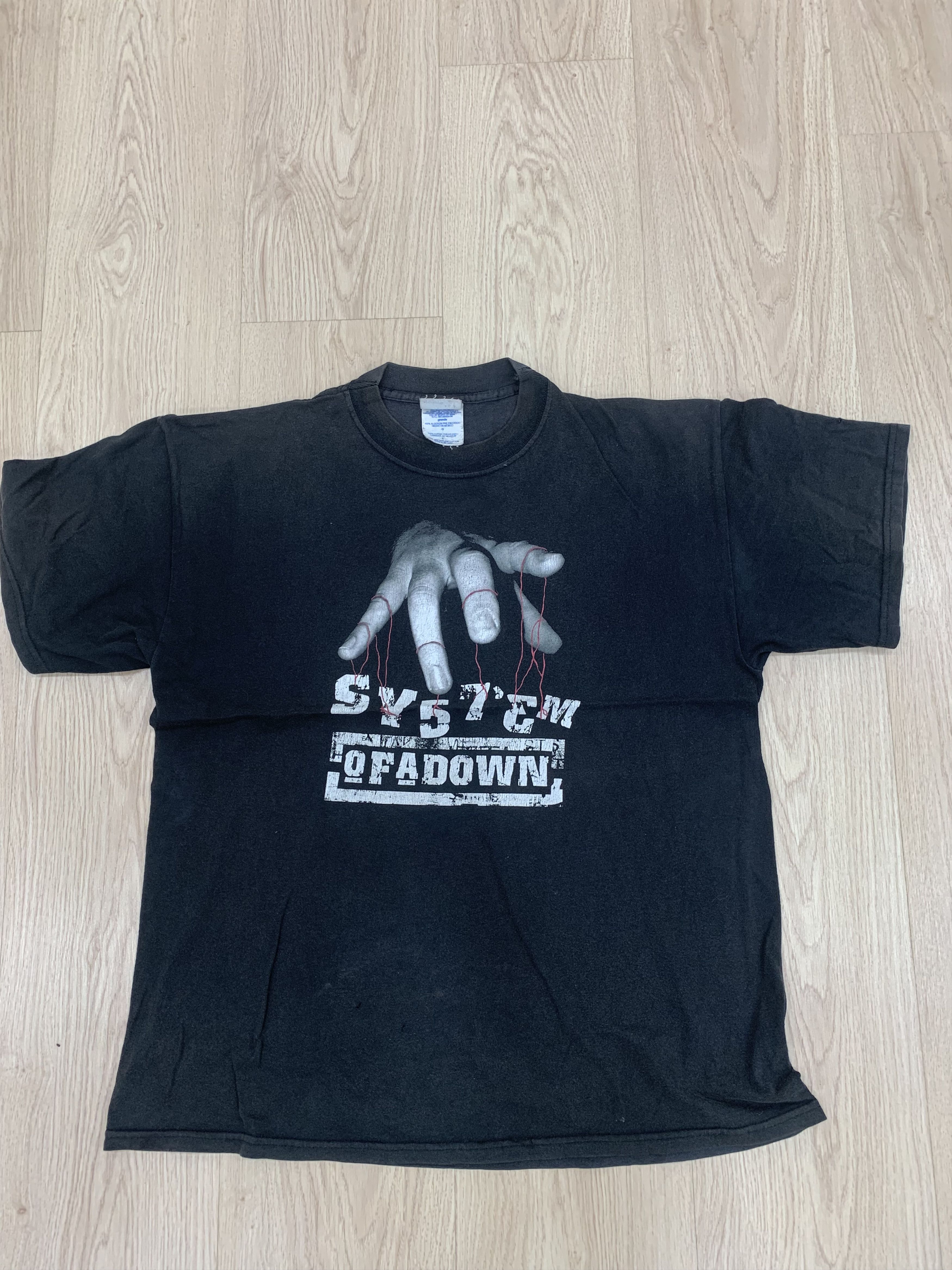 Band Tees SYSTEM OF A DOWN BAND TOUR DEFTONES LIMP BIZKIT KORN RAPTEE Size US L / EU 52-54 / 3 - 7 Thumbnail