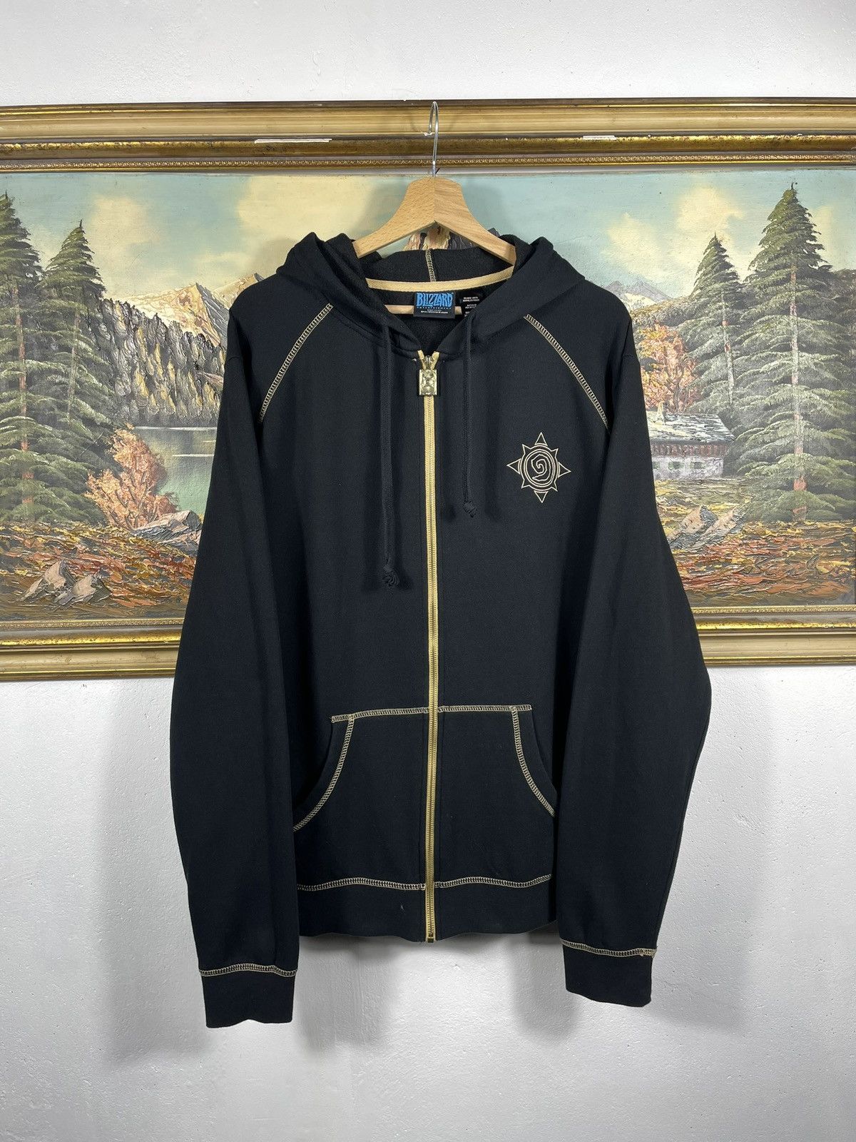 Playstation × The Game × Vintage Black zip up the game gaming hoodie Hearthstone Blizzard Size US XL / EU 56 / 4 - 1 Thumbnail