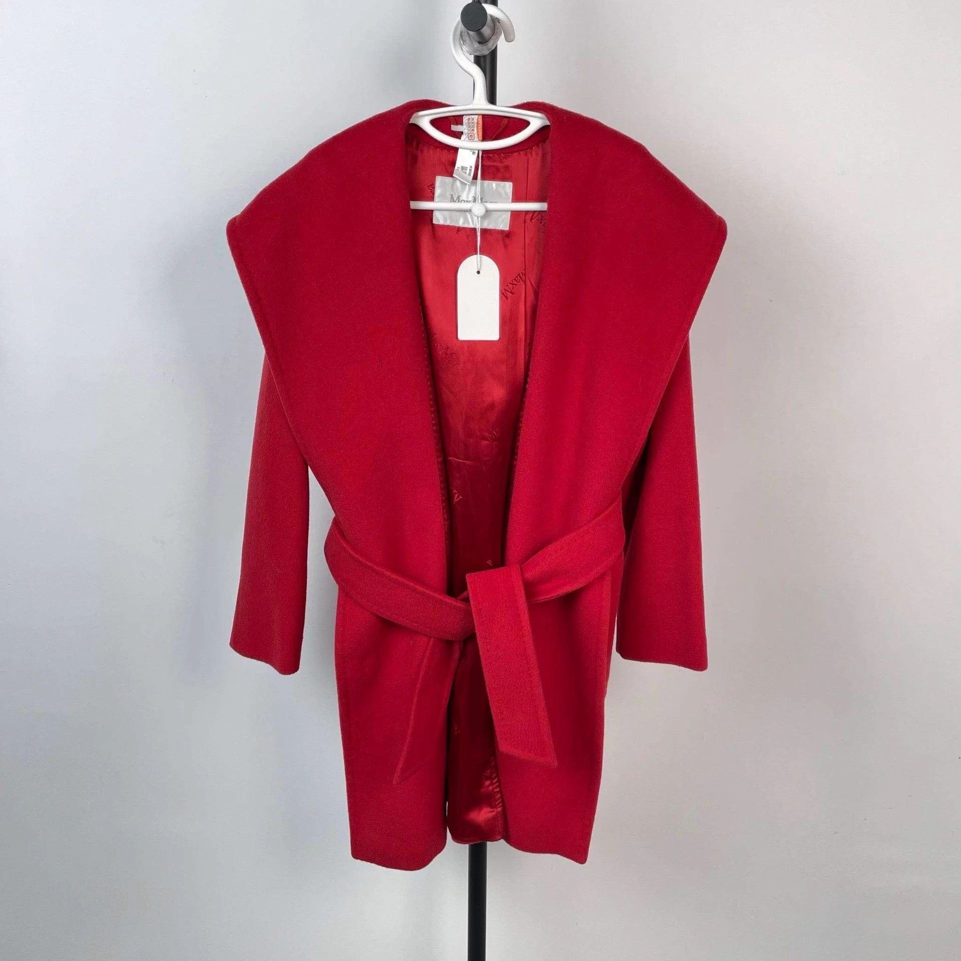 Max Mara maxmara camel hair coat 155 red Size XS / US 0-2 / IT 36-38 - 1 Thumbnail