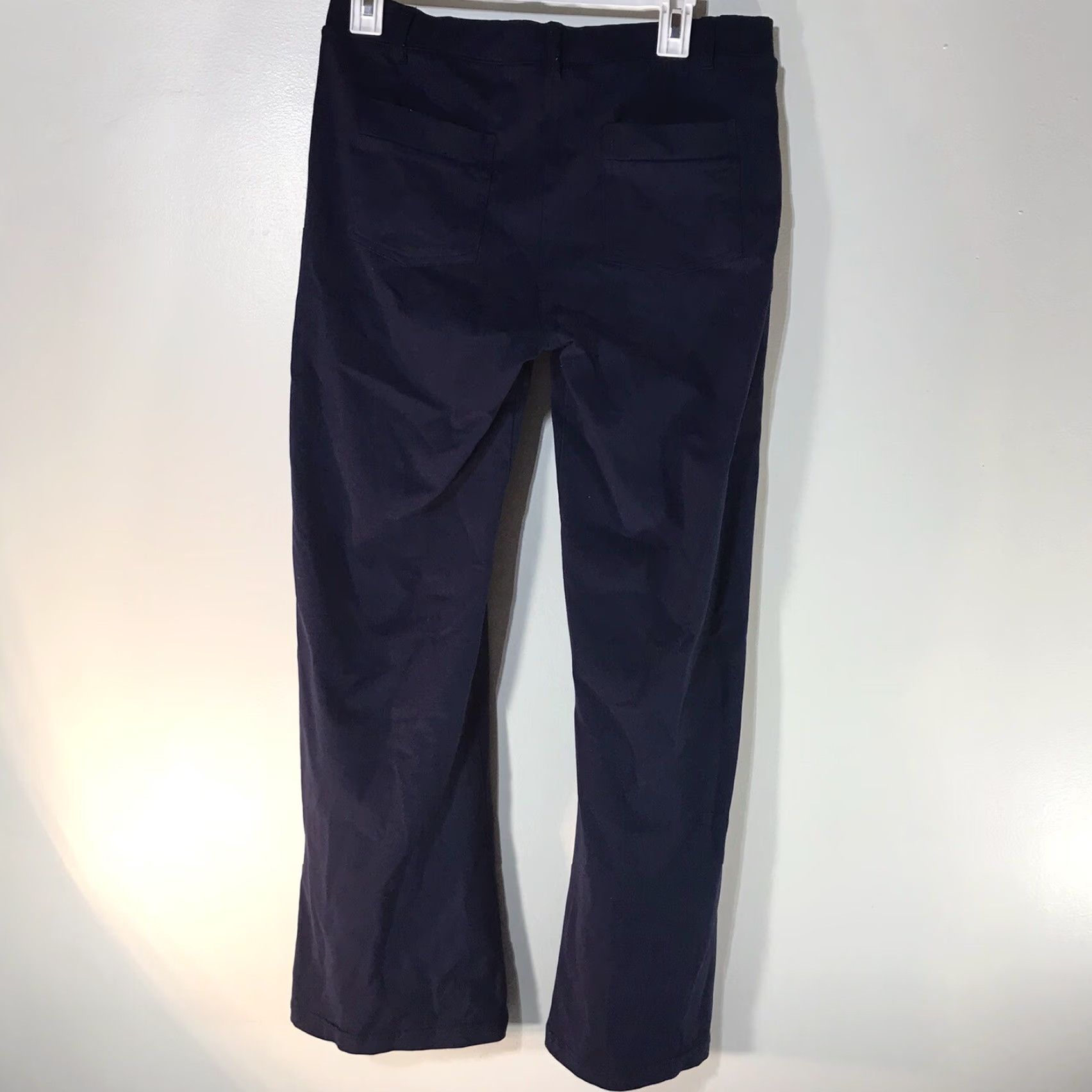 Vintage VINTAGE Yogipace Wide Leg Pants Womens Size L Blue Casual Travel Workwear Breathable Stretch Knit Size 36" / US 14 / IT 50 - 2 Thumbnail