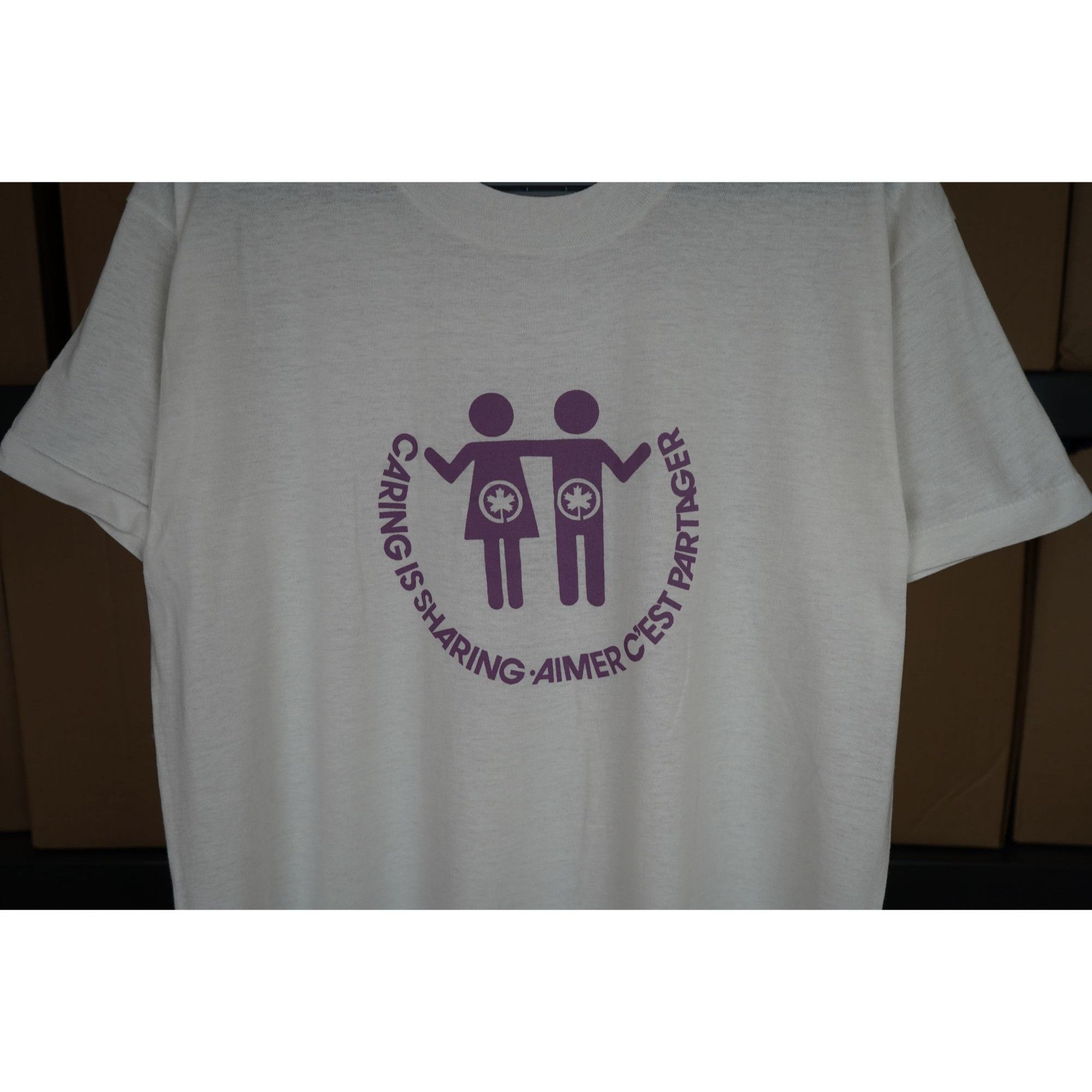 Vintage Vintage Graphic T-shirt Positive Message Men's L #441 Size US L / EU 52-54 / 3 - 3 Thumbnail