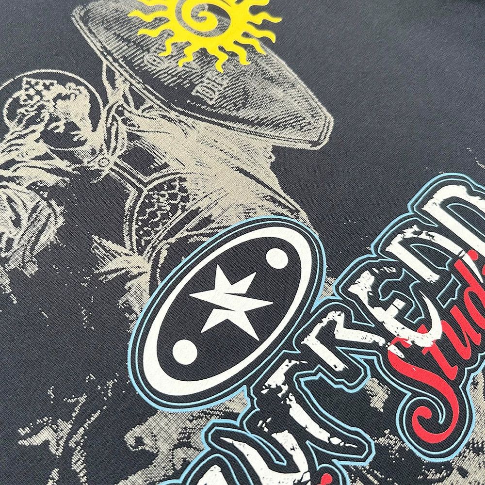 Vintage Men's trendy retro casual angel print long-sleeved T-shirt Size US L / EU 52-54 / 3 - 4 Thumbnail