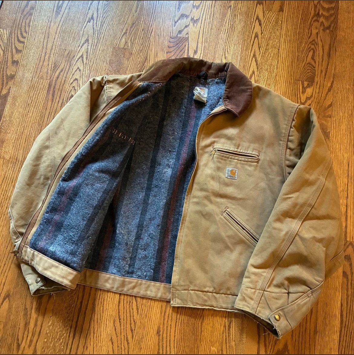 Carhartt Vintage Carhartt Detroit jacket with Ruger embroidery Size US XL / EU 56 / 4 - 3 Thumbnail