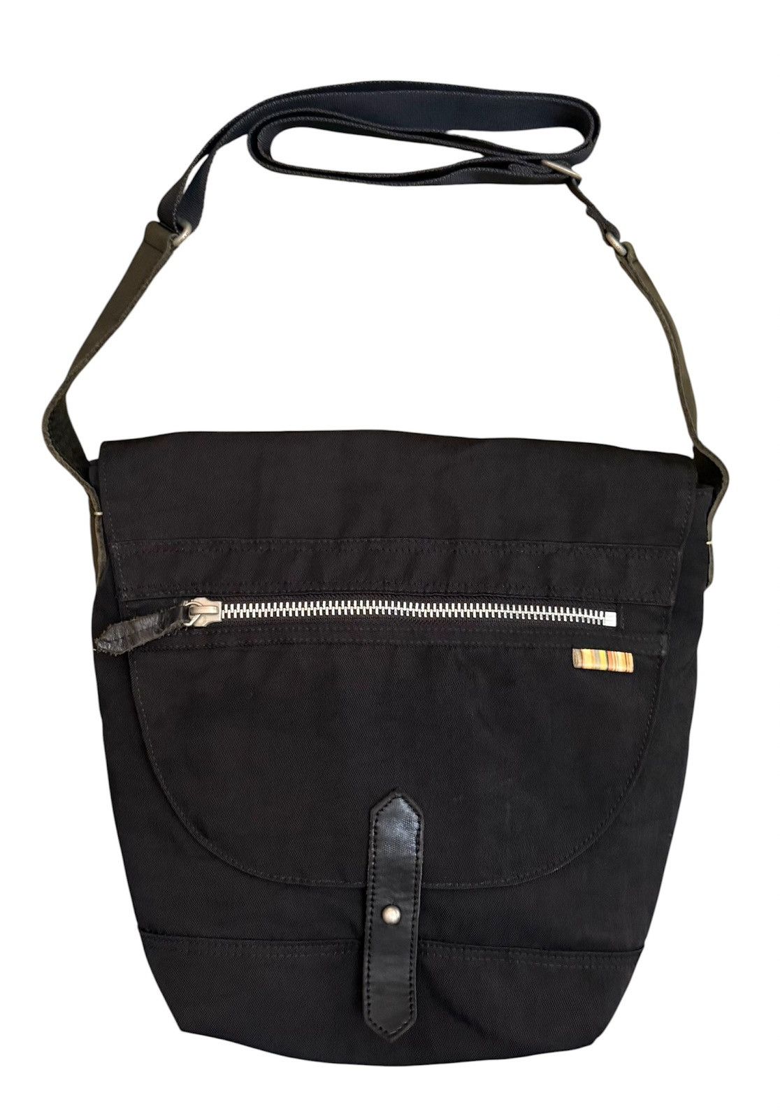 Paul Smith Paul Smith Shoulder Bag Nylon Leather Black Size ONE SIZE - 1 Thumbnail