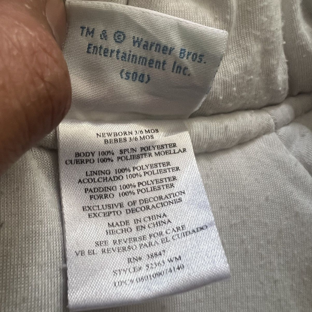 Other Rare Bugs Bunny Looney Tunes Baby Romper Onesie Size ONE SIZE - 5 Thumbnail