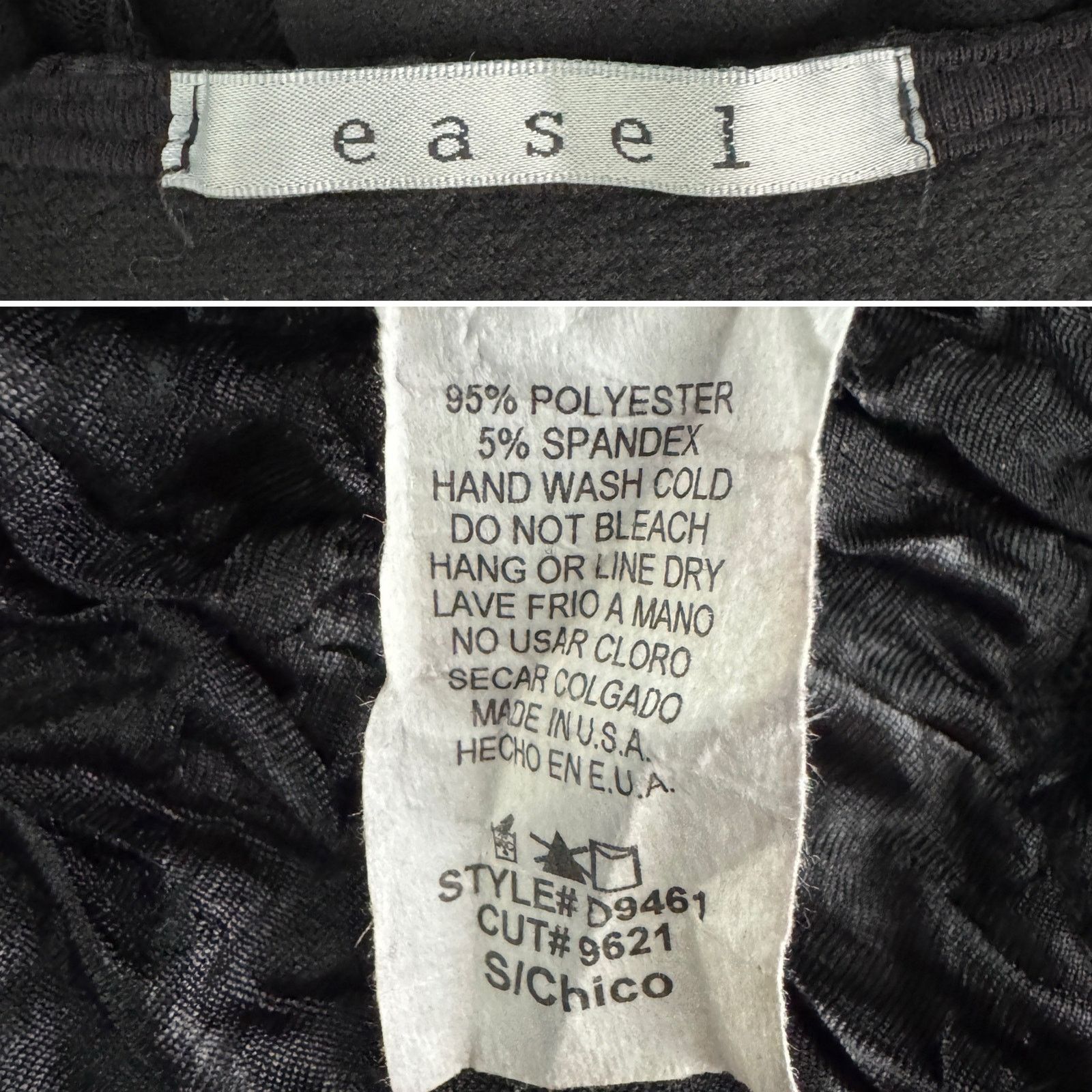 Vintage Y2K/90s vintage Easel black ruched mesh mini dress size XS/S Size XS / US 0-2 / IT 36-38 - 5 Thumbnail