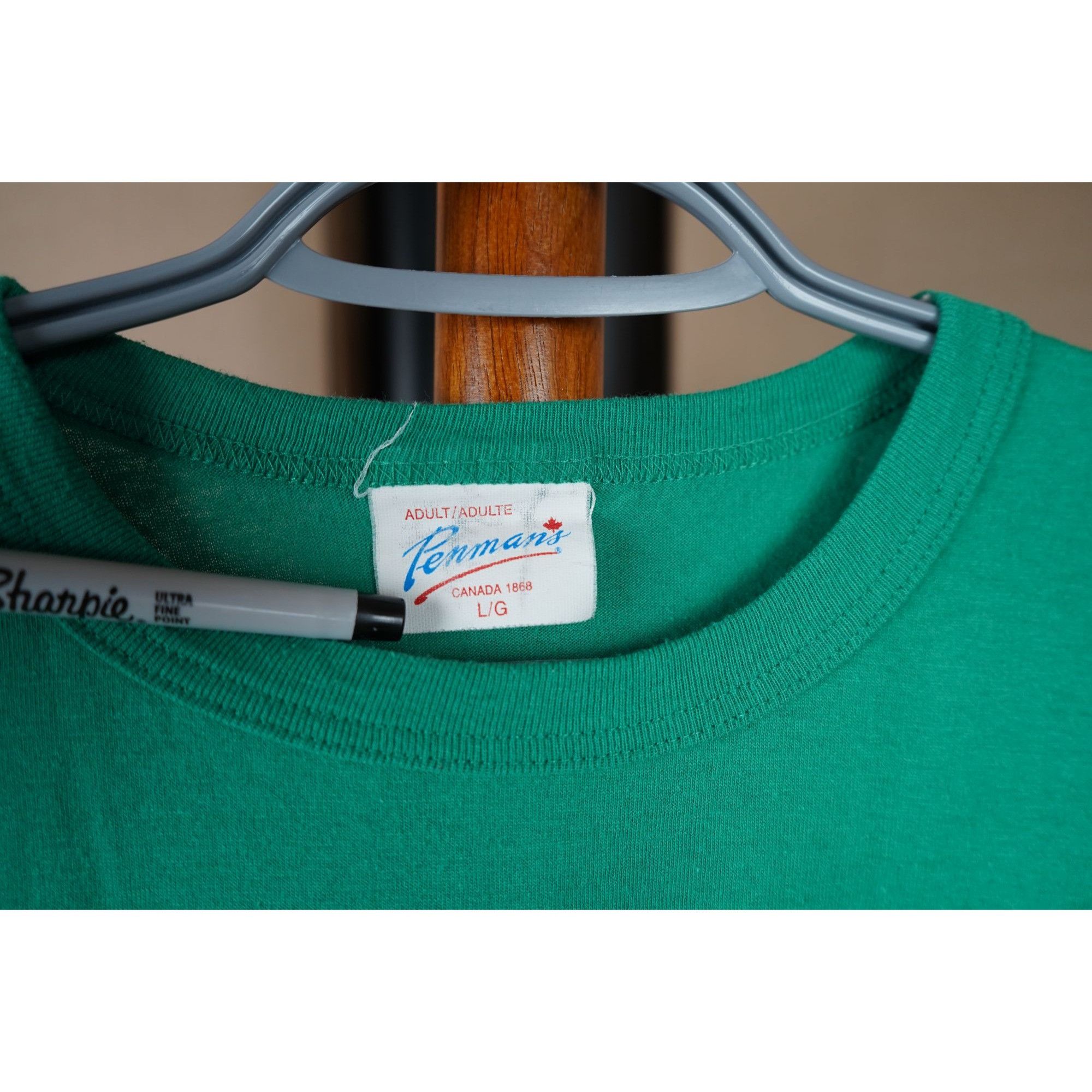 Vintage Green Cupe Local 79 Tshirt 90s Men's Large Regular Fit #460 Size US L / EU 52-54 / 3 - 5 Thumbnail