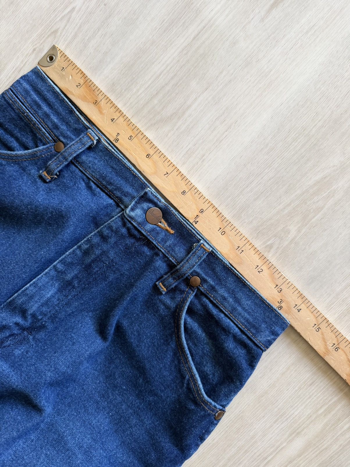 Wrangler VTG Wrangler Denim Sz 12 High Waist Cowboy 13MWZMR USA Size 28" / US 6 / IT 42 - 6 Thumbnail