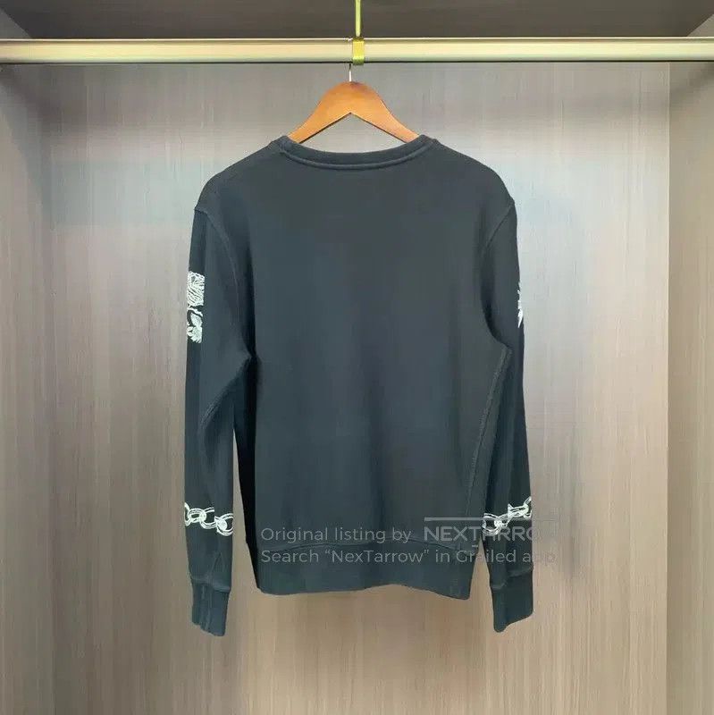 Alexander McQueen Alexander McQueen Black Cotton Graphic Sweatshirt . Size US L / EU 52-54 / 3 - 2 Thumbnail