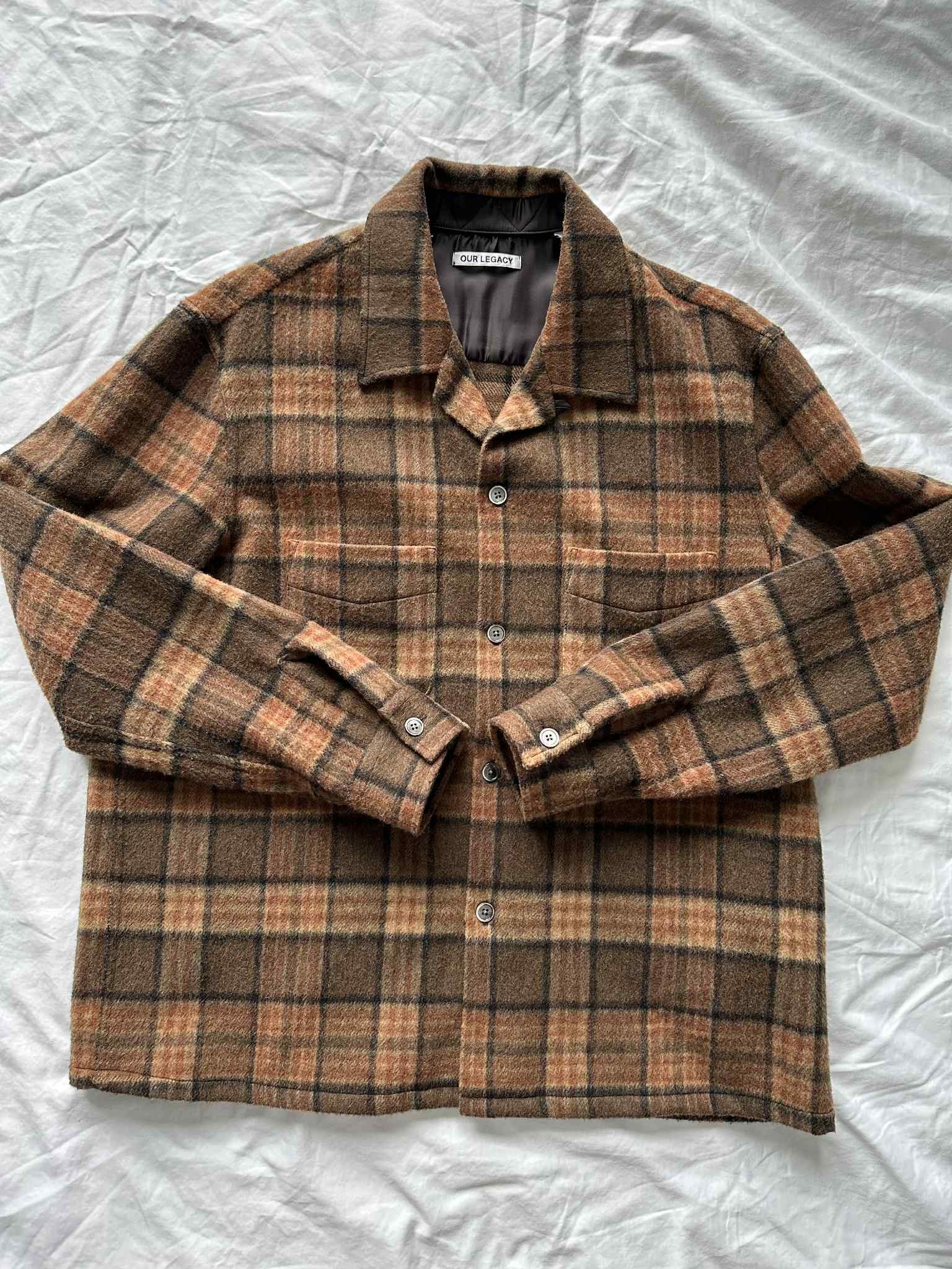 Our Legacy Borrowed Shirt Big Lumbercheck Print | Grailed