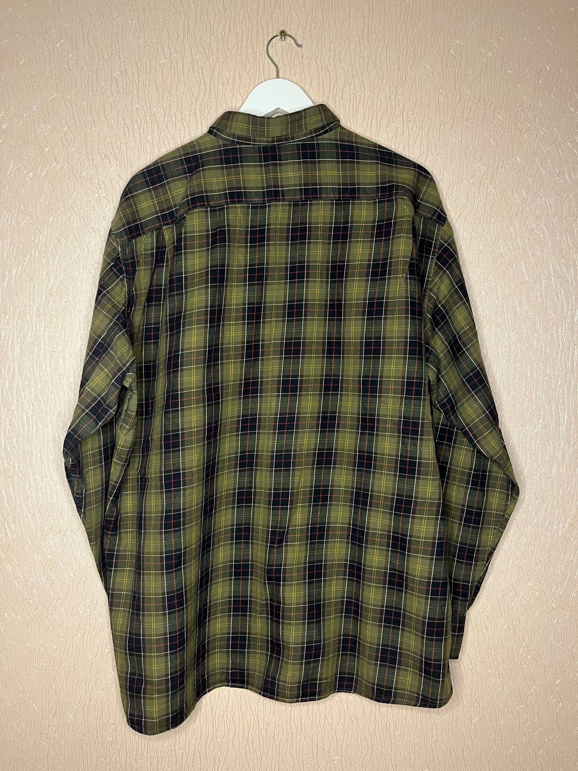 Barbour VTG Barbour Tartan Classic Button Down Casual Baggy Shirt Size US XXL / EU 58 / 5 - 2 Thumbnail
