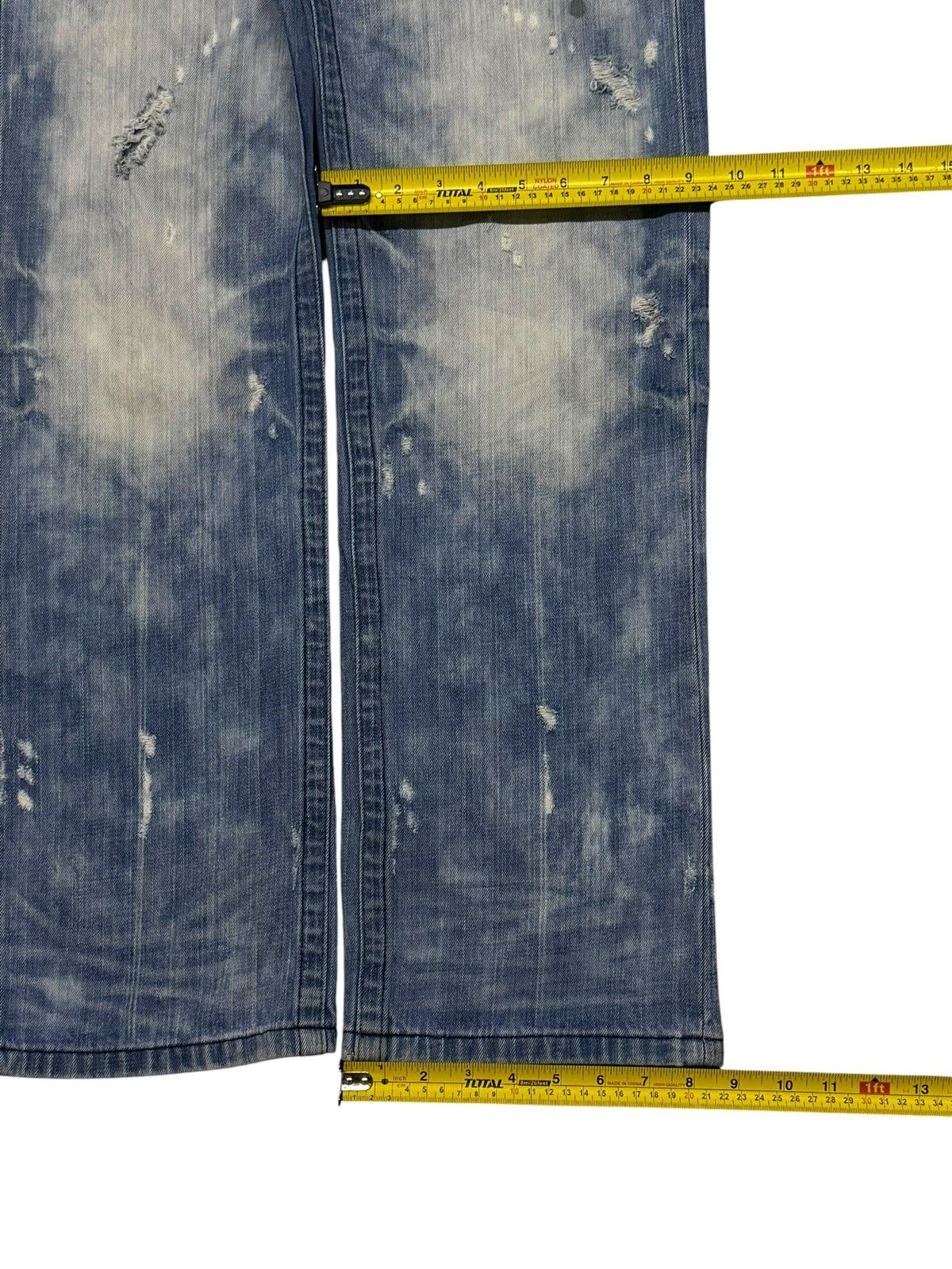 Armani Exchange Vintage Y2K Armani Exchange A|X Bleach Jeans | Faded | W33 Size US 33 - 19 Thumbnail
