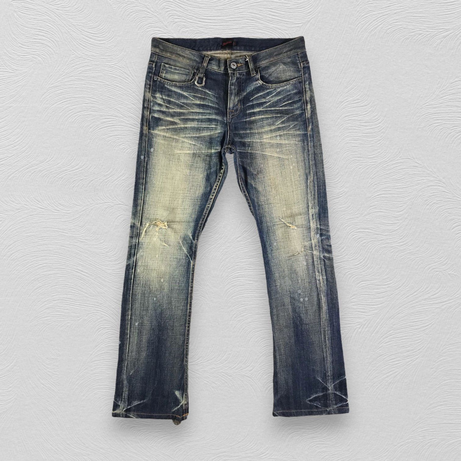 image of Jack Rose Jeans Mud Wash Denim Kj2836 in Blue, Men's (Size 33)