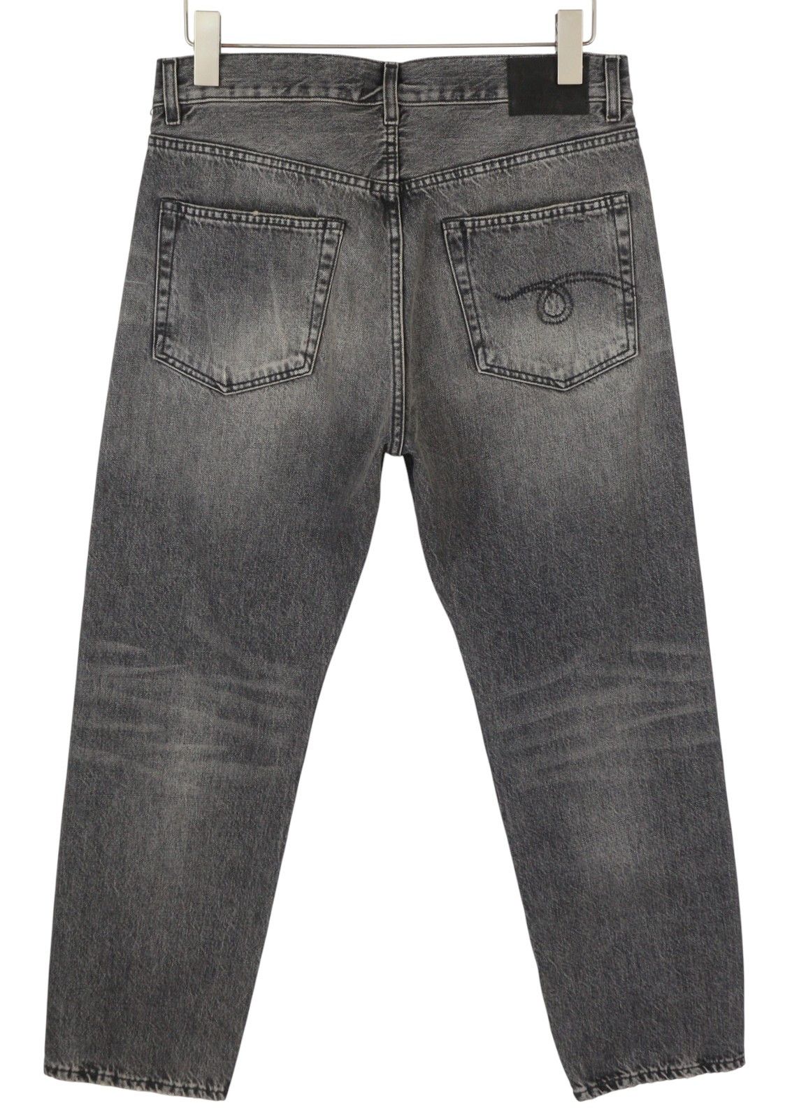 R13 BOYFRIEND 26 Leyton Black Faded Whiskers Zip FW25 86813 Size 26" / US 2 / IT 38 - 2 Thumbnail