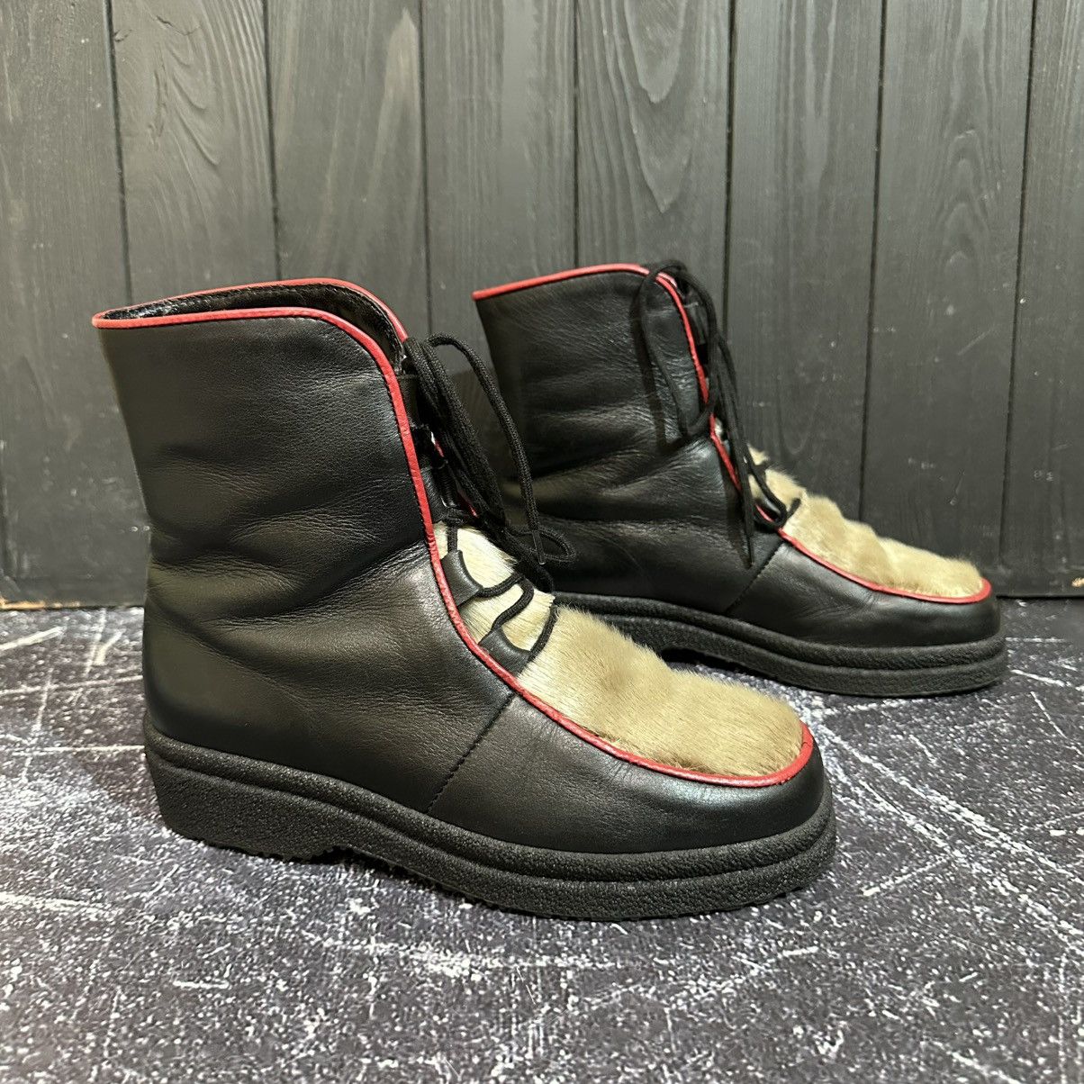 Japanese Brand Kandahar Vintage Swiss Handmade Women’s Fur Boots 22.5 cm Size US 5.5 / IT 35.5 - 2 Thumbnail