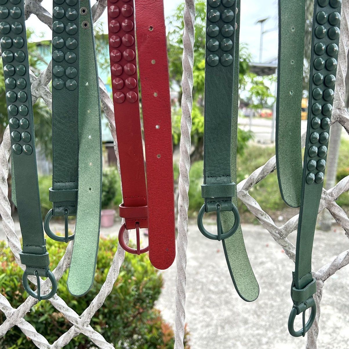 Japanese Brand Vintage y2k Studed Belt Leather Size ONE SIZE - 14 Thumbnail
