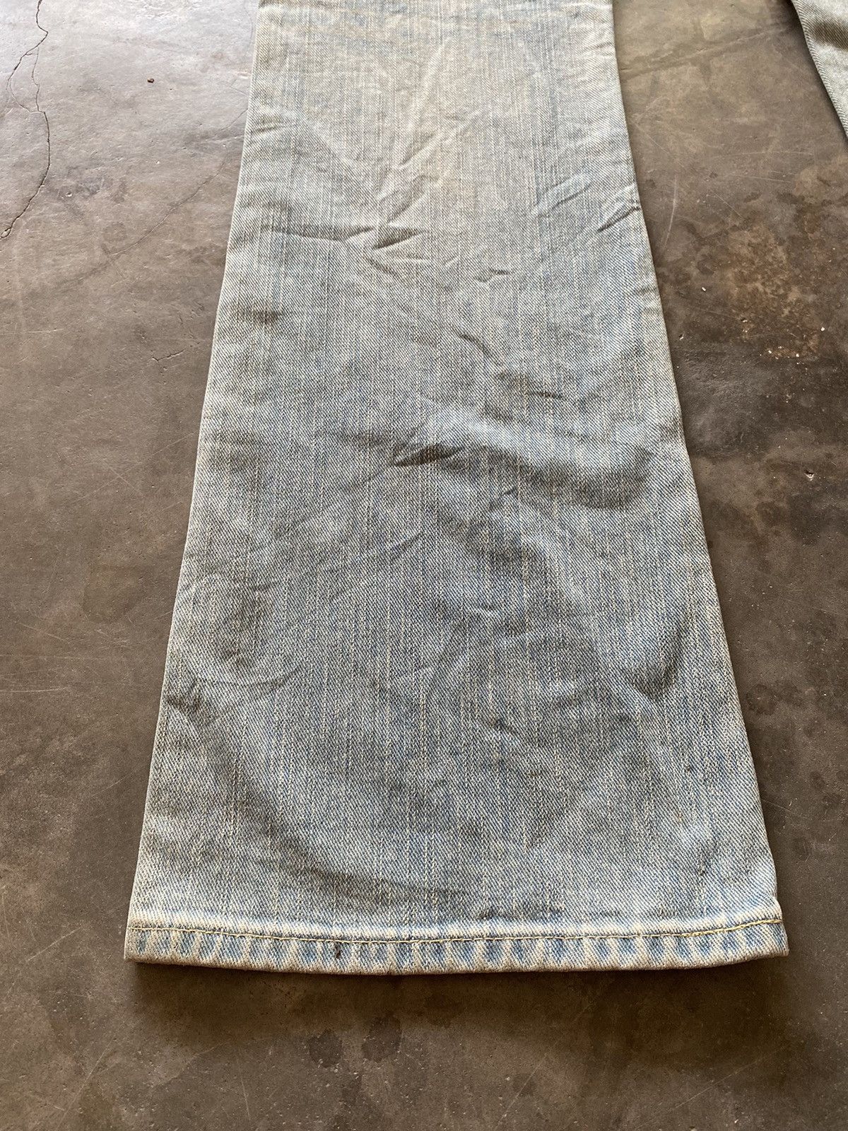 Lee × Vintage Flare Jeans Vintage Lee Riders Fade Distressed Boot Cut Size US 28 / EU 44 - 2 Thumbnail