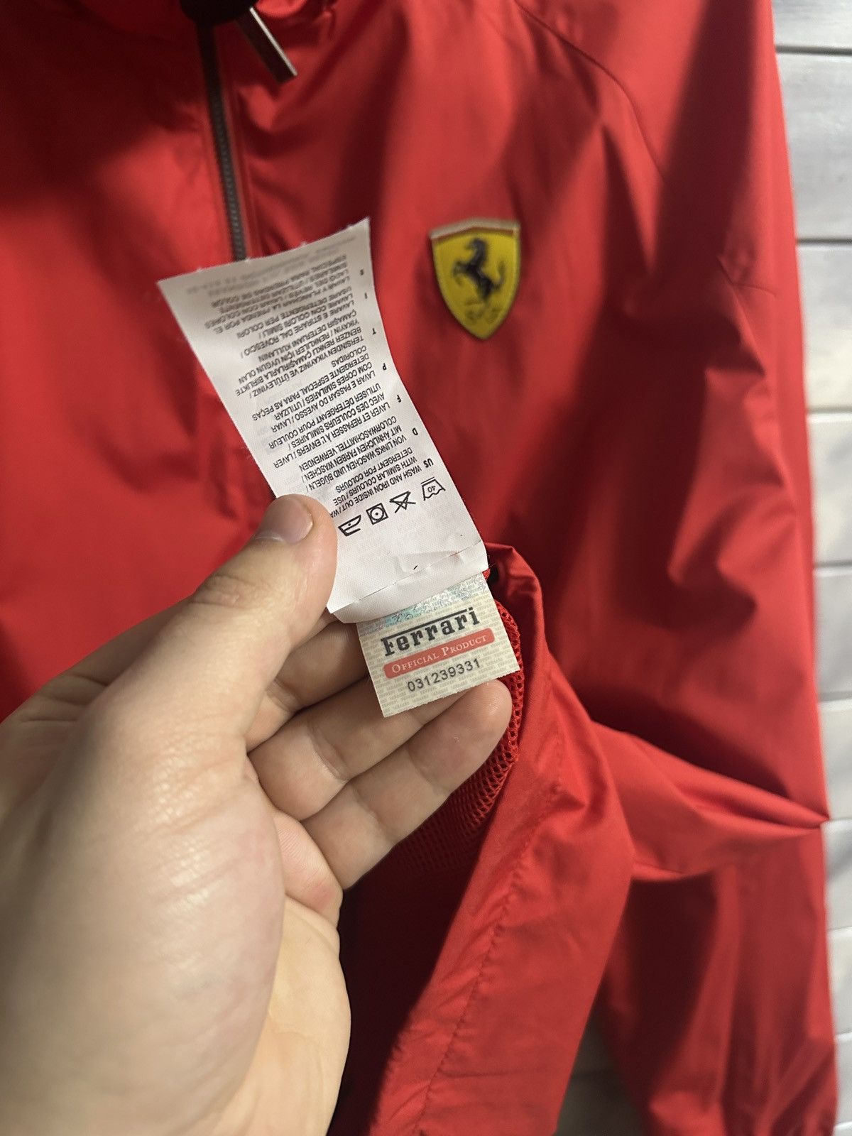 Ferrari Rare Light New Jacket Ferrari Official Licensed Size M Size US M / EU 48-50 / 2 - 12 Thumbnail