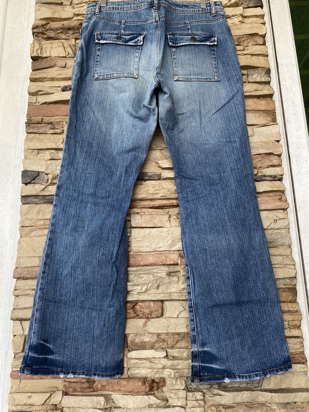 Japanese Brand 💥 Rare Flare Activewear Bootcut Jeans Size US 33 - 15 Thumbnail