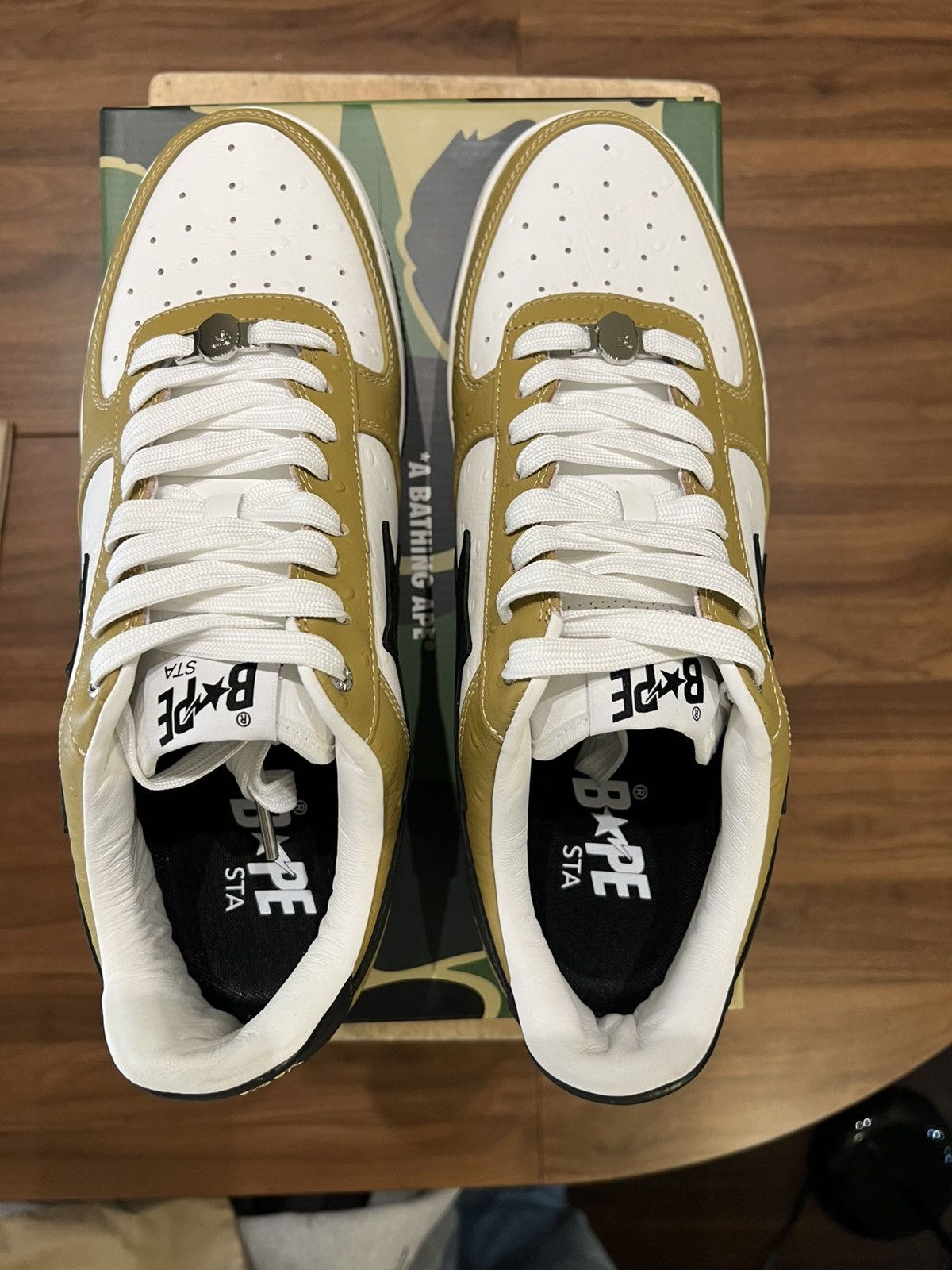 Bape A Bathing Ape Bapesta #3 ‘Brown’ Size US 13 / EU 46 - 5 Thumbnail