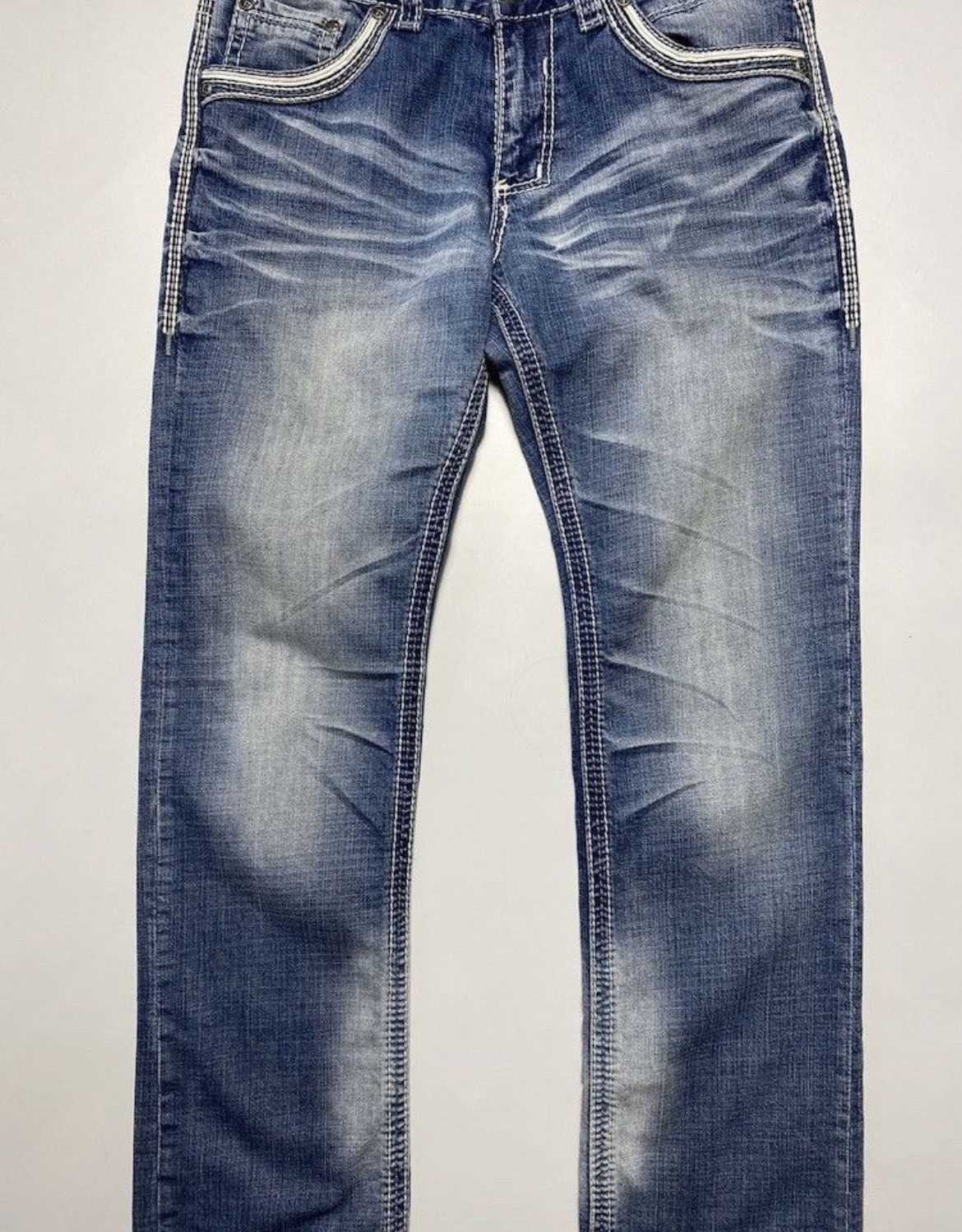 Affliction Y2K Affliction Cross Embroidered Logo Jeans Like Chrome Size US 32 / EU 48 - 17 Thumbnail