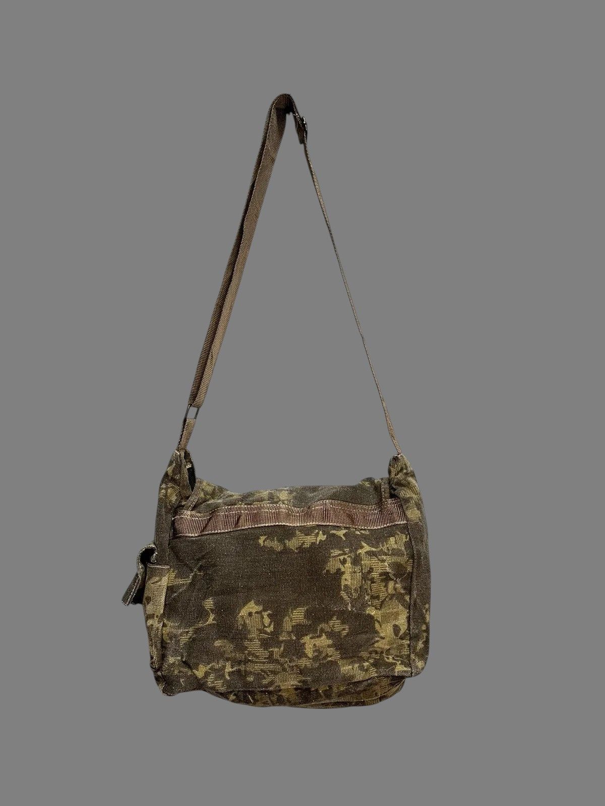 GOA Vintage Green Camo JinHaoDa Messenger Shoulder Bag Size ONE SIZE - 4 Thumbnail