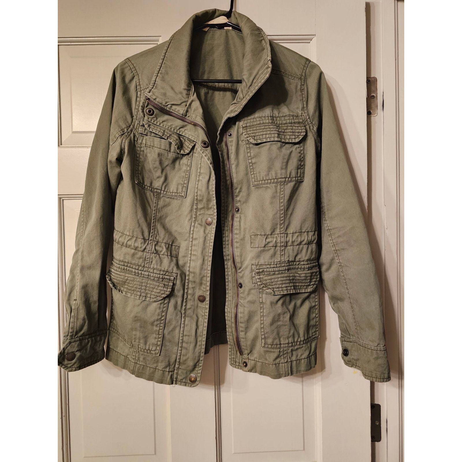Hollister Vtg Y2K Hollister Womens Med Military Army Green Bella Elena Size M / US 6-8 / IT 42-44 - 1 Thumbnail