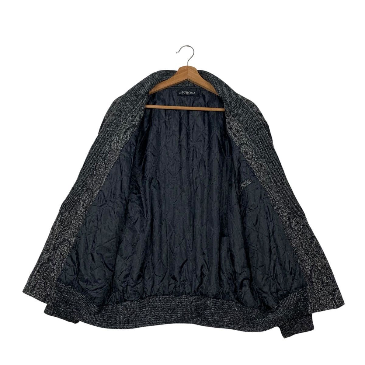 Japanese Brand ST. TOROSA Motif Design Cardigan Casual Jacket #2174-C96 Size US L / EU 52-54 / 3 - 11 Thumbnail