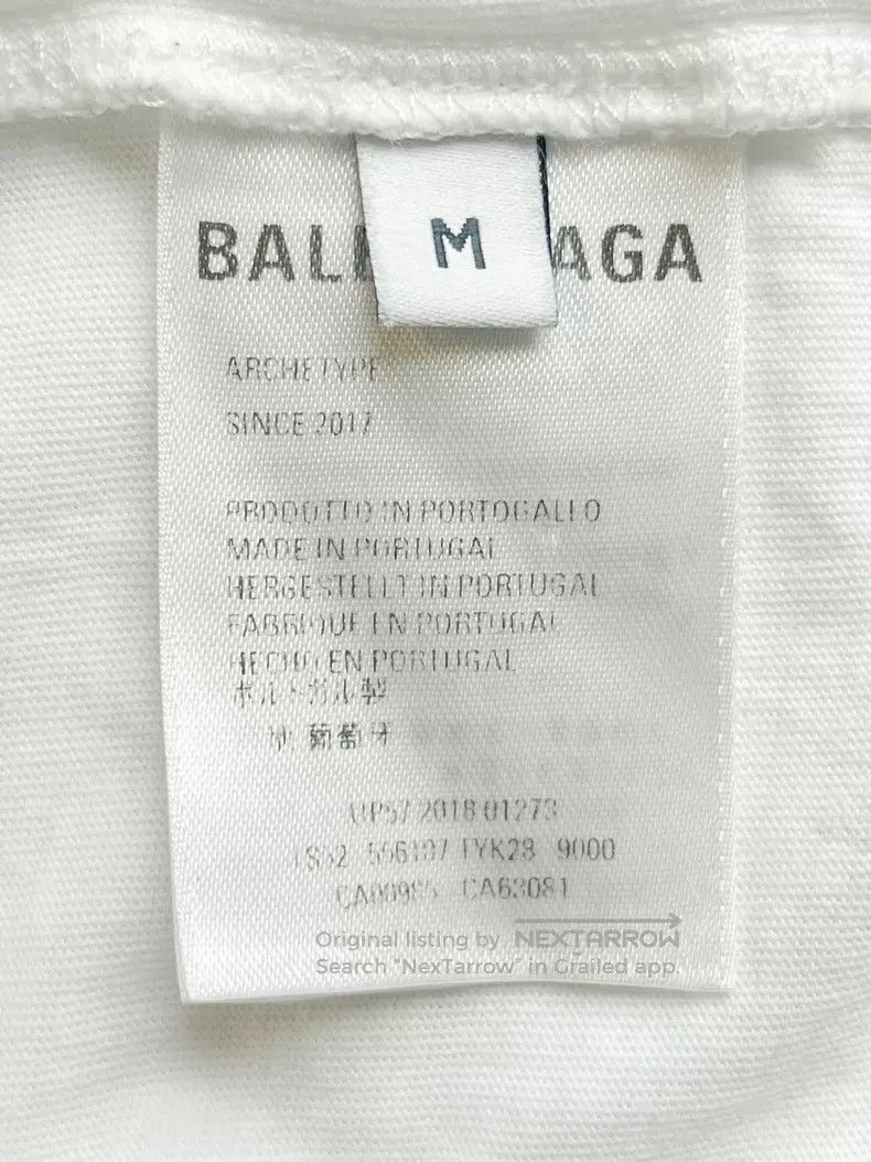 Balenciaga Balenciaga English Logo Short Sleeve T-Shirt Size M / US 6-8 / IT 42-44 - 7 Thumbnail