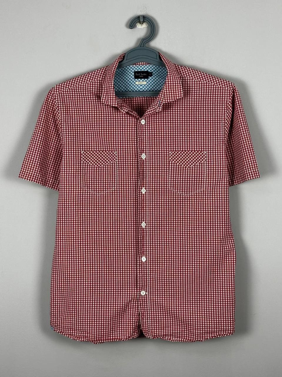 Paul Smith Paul Smith Vintage Check Plaid Short Sleeve Shirt Size US L / EU 52-54 / 3 - 1 Thumbnail