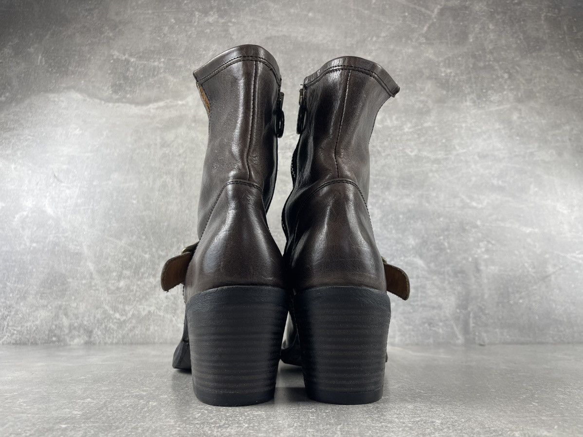 Fiorentini + Baker Fiorentini + Baker Avant Garde Leather Buckle Ankle Boots Size US 7 / IT 37 - 6 Thumbnail