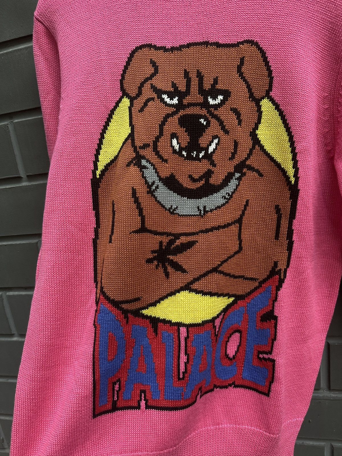 Palace Palace bulldog knit sweater Size US M / EU 48-50 / 2 - 8 Thumbnail