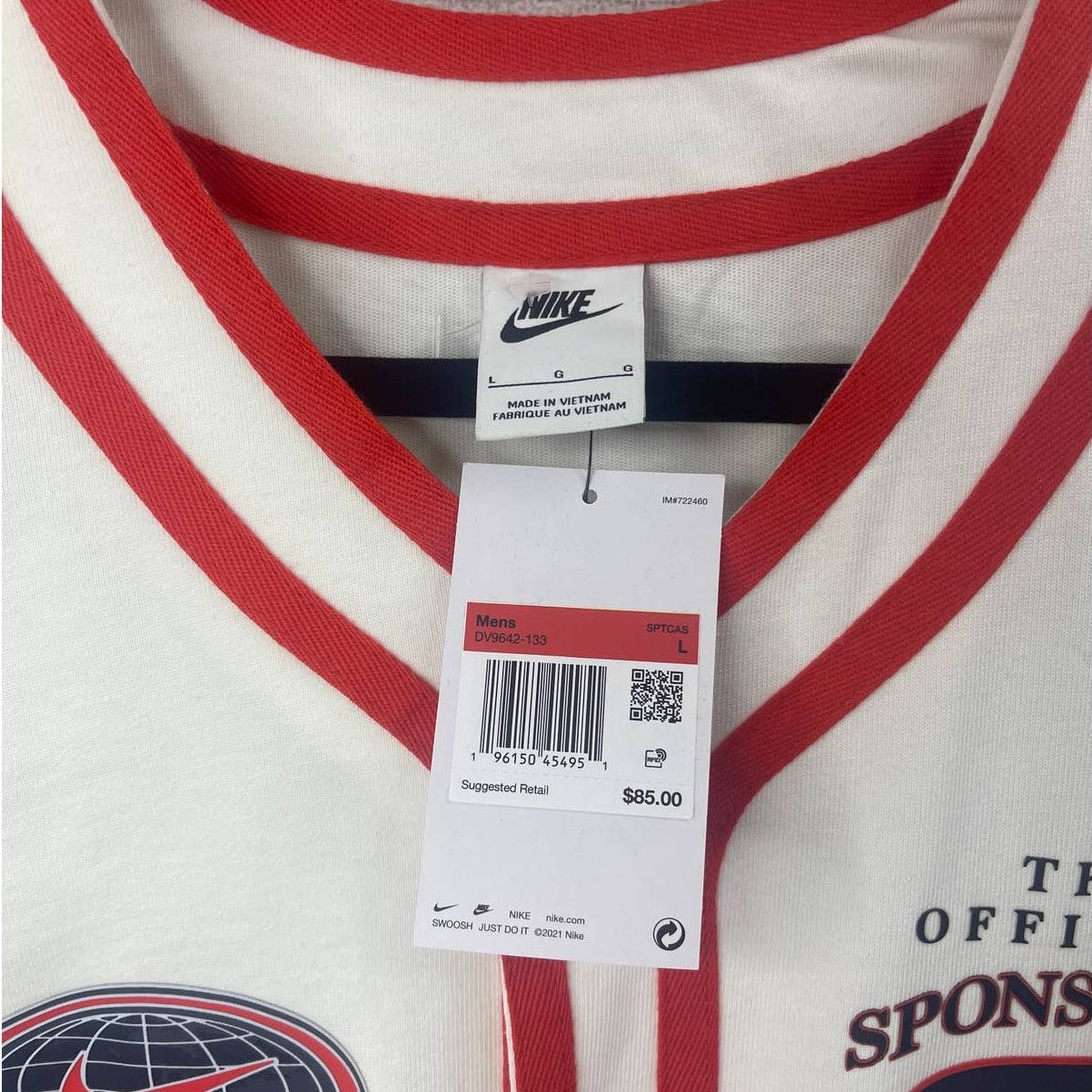 Nike Nike Americana Championship Baseball Jersey Mens Large Size US L / EU 52-54 / 3 - 4 Thumbnail