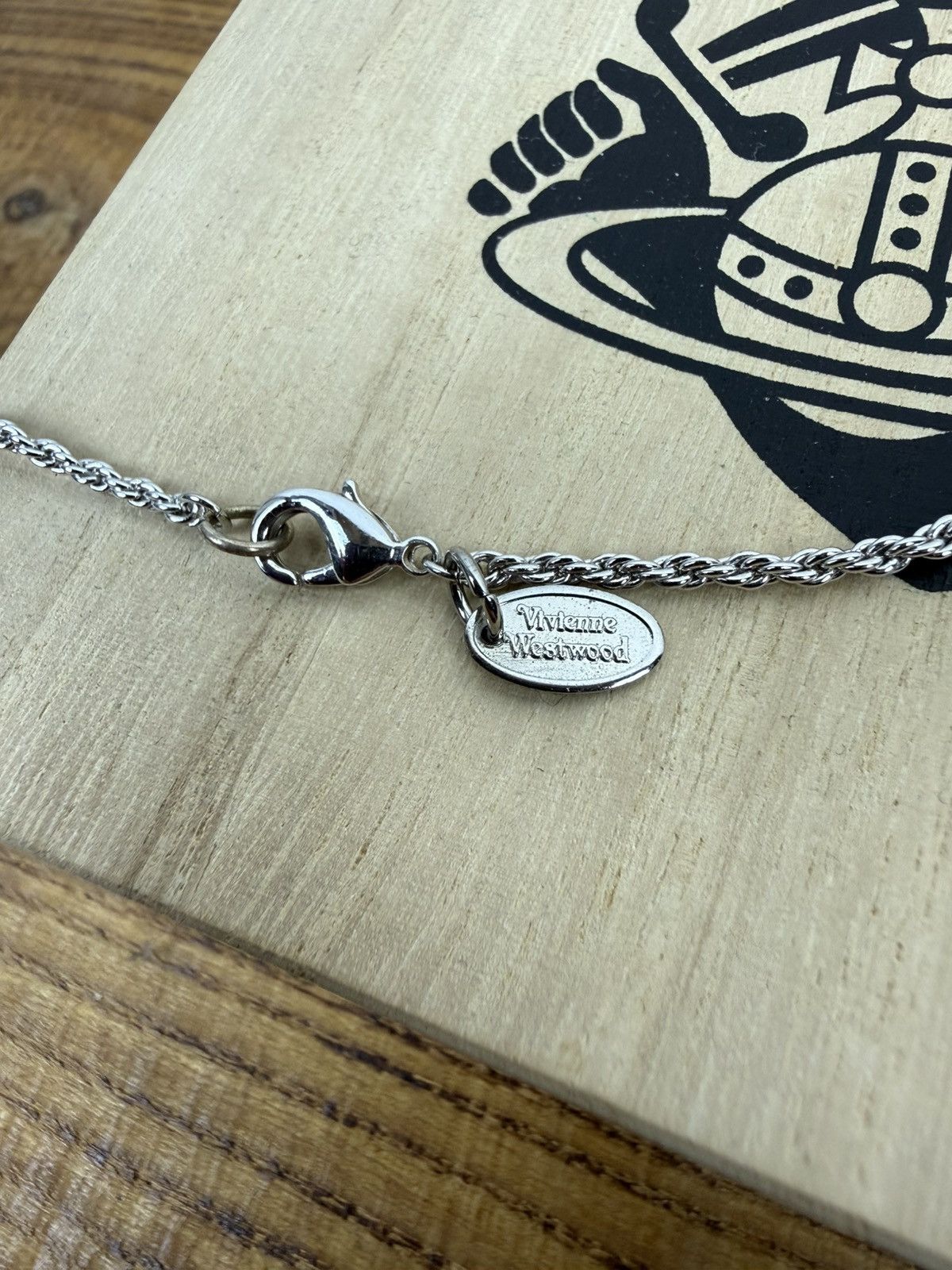 Vivienne Westwood Vivienne Westwood Orb Teddy Bear Pendant Necklace In Silver Size ONE SIZE - 7 Thumbnail