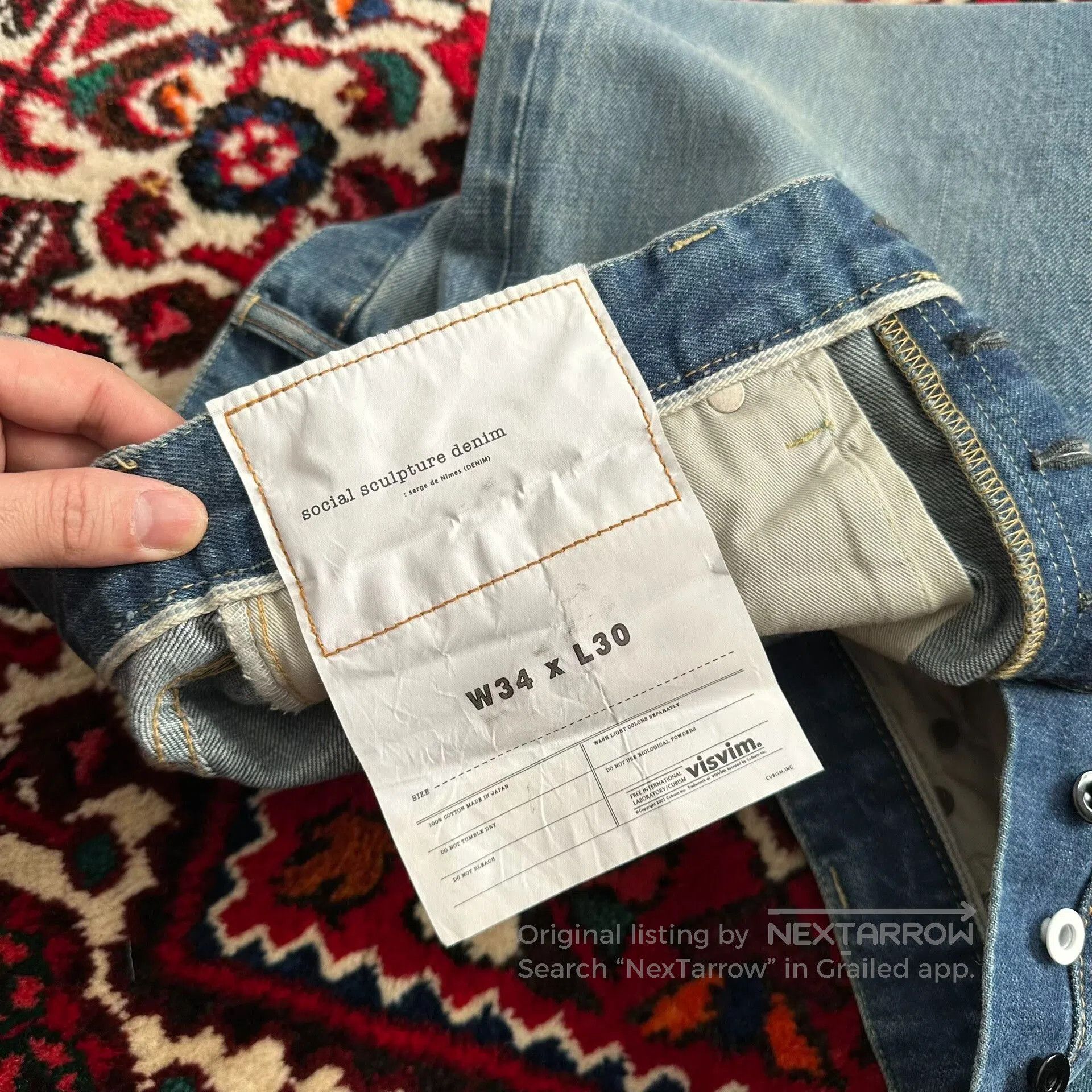 Visvim visvim 18ss denim pants w34l30. Size US 34 / EU 50 - 8 Thumbnail