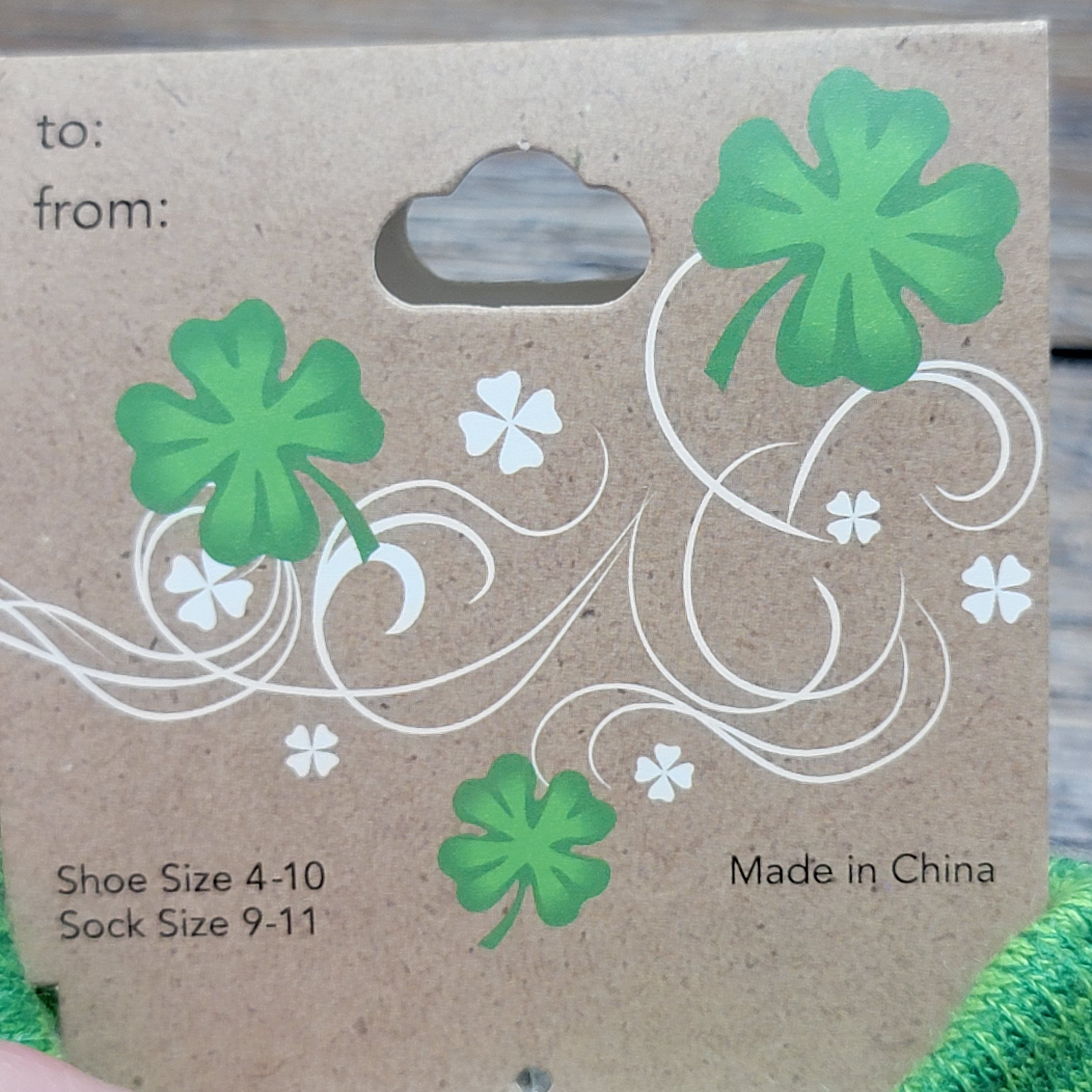 Other 1 Pair St. Patrick's Day Knee Socks NWT Size ONE SIZE - 3 Thumbnail