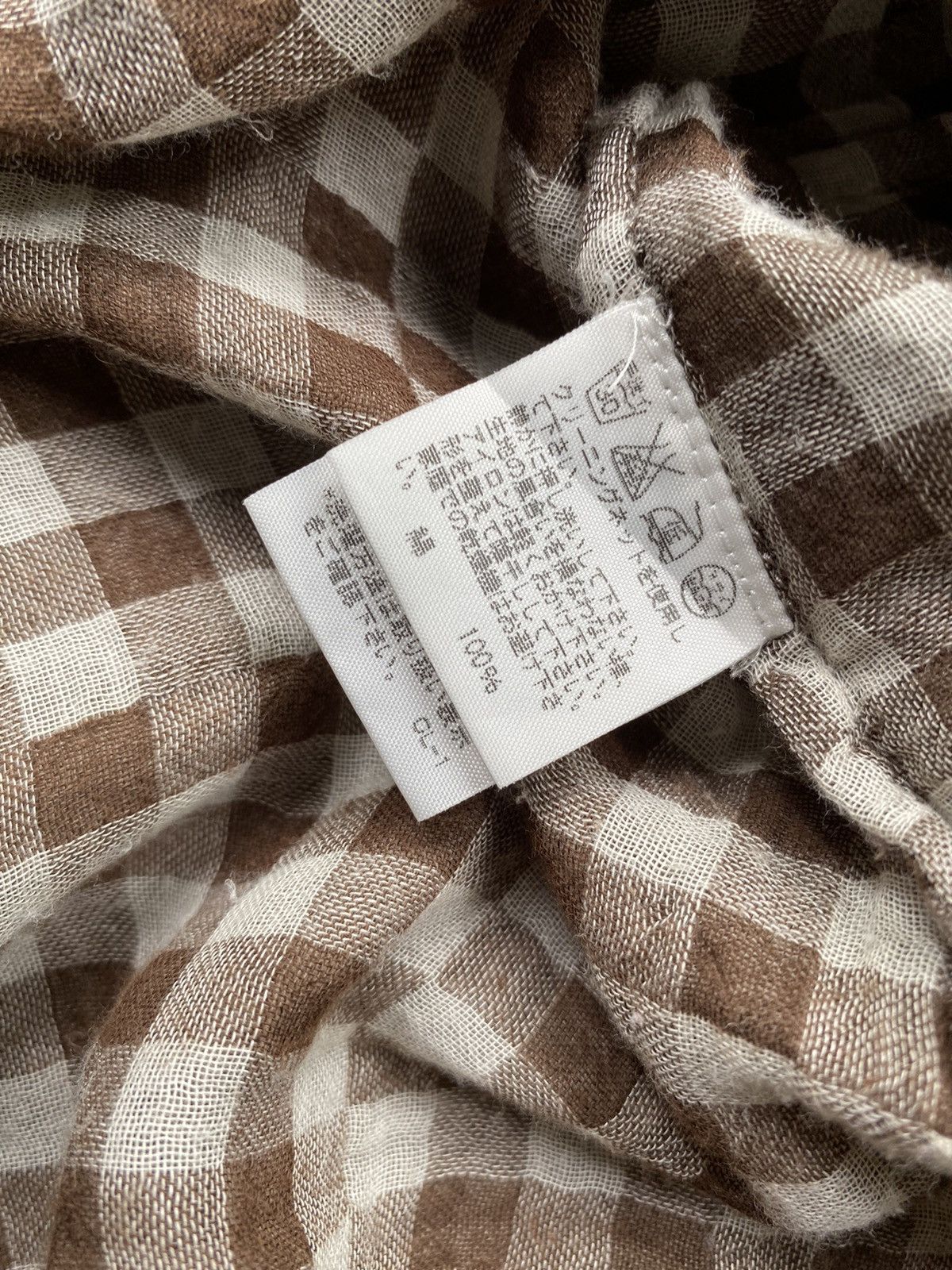 Issey Miyake Plantation brow plaid shirt Size M / US 6-8 / IT 42-44 - 6 Thumbnail