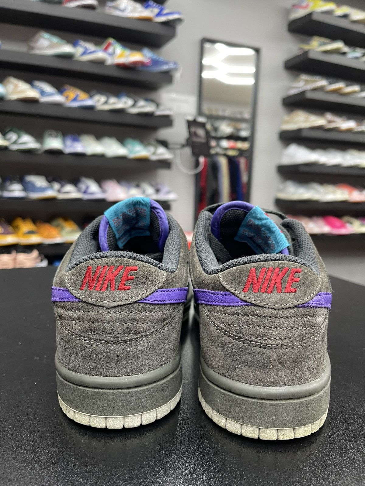 Nike Size 7 - Nike Dunk Low Newsprint Varsity Purple “2007” Size US 7 / EU 40 - 4 Thumbnail