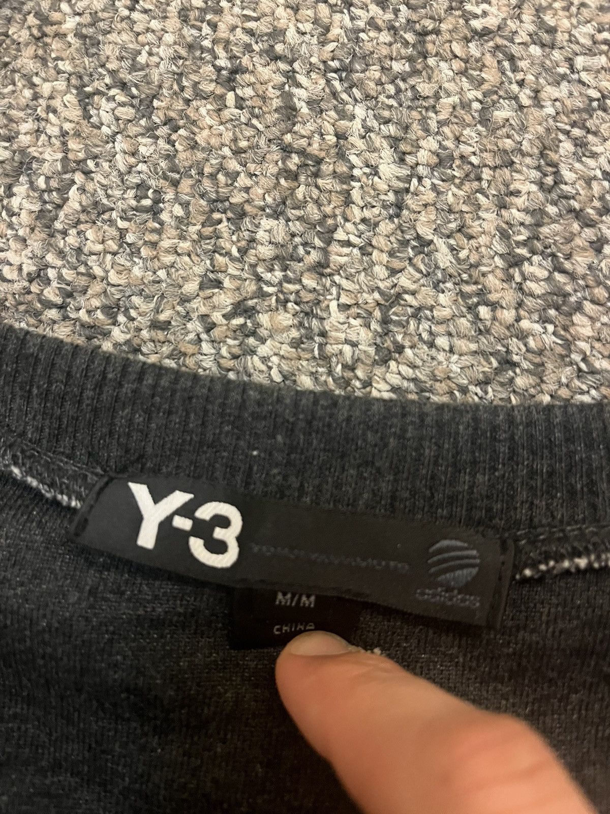 Yohji Yamamoto Y3 parachute embroidered sweater Size US M / EU 48-50 / 2 - 3 Thumbnail