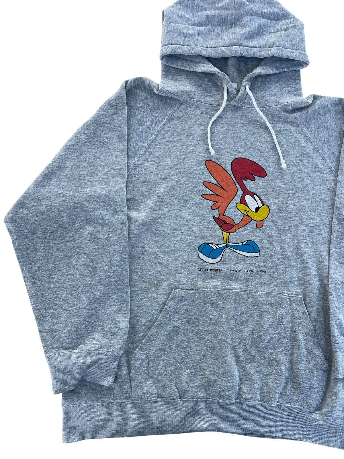 Warner Bros Vintage 90's Little Beeper 1994 Warner Bros Tiny Toon Hoodie Size US L / EU 52-54 / 3 - 3 Thumbnail