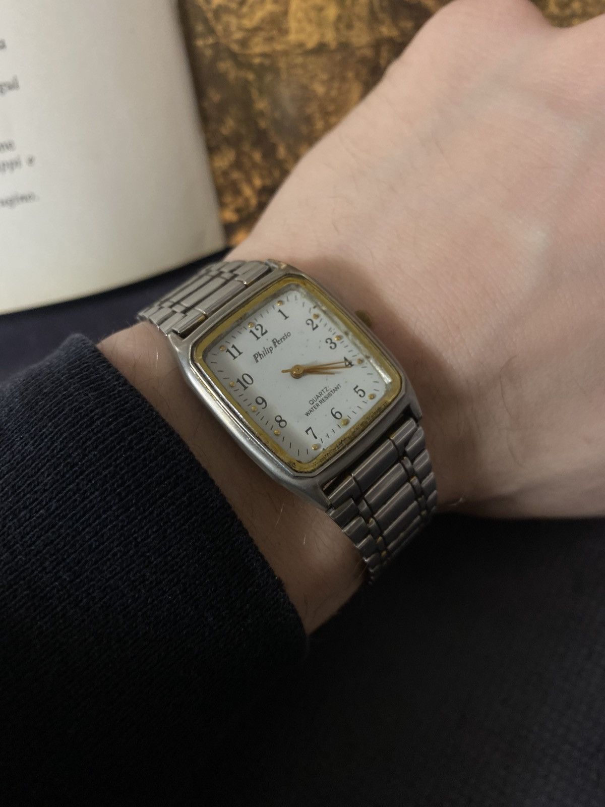 Japanese Brand Philip Persio Tank Watch Vintage Retro Rare Futuristic Size ONE SIZE - 9 Thumbnail