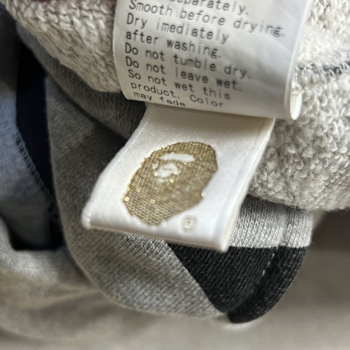 Bape Bape Sta Pattern Full Zip Hoodie Size US L / EU 52-54 / 3 - 7 Thumbnail