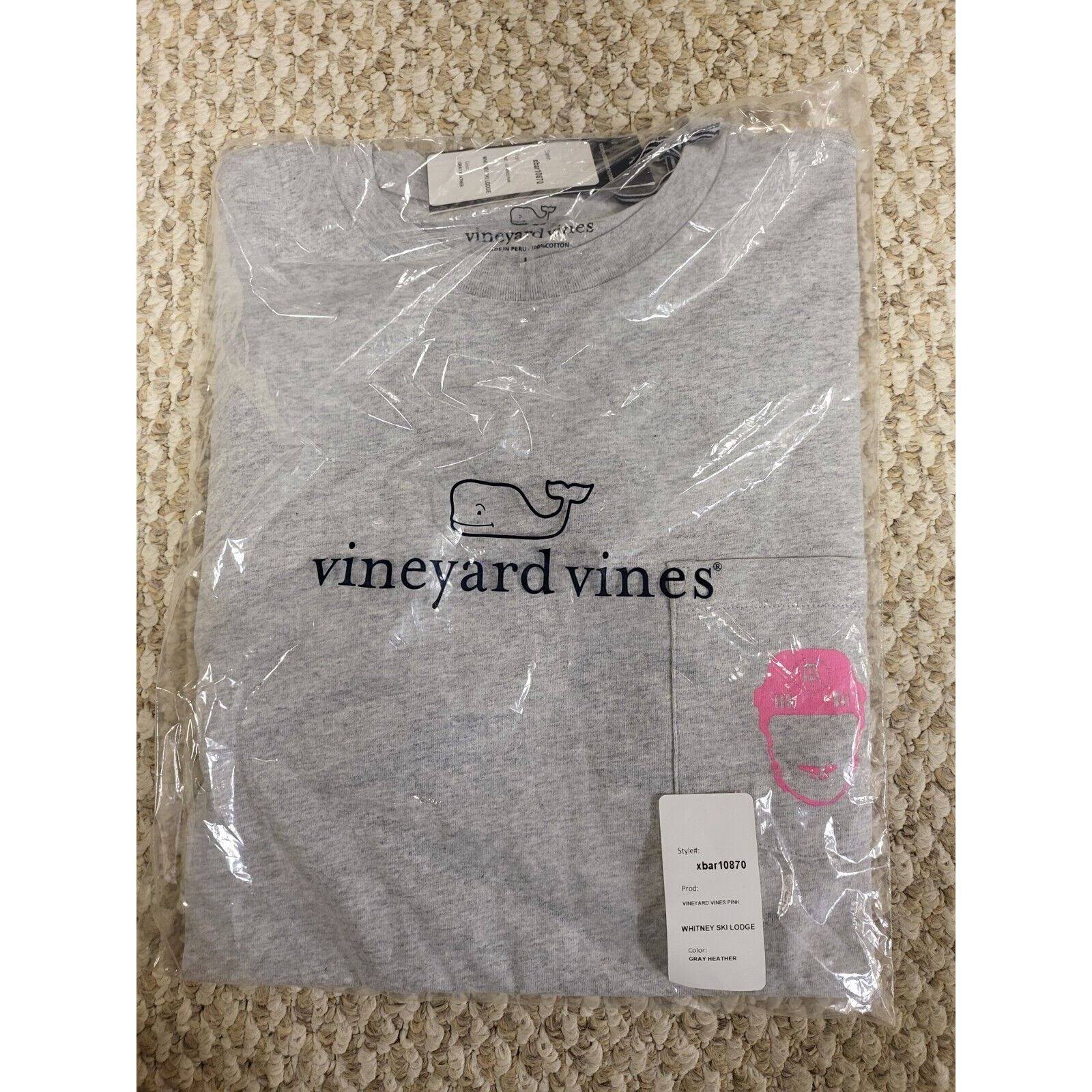 Vineyard Vines Vineyard VINES Pink Whitney Barstool Ski Lodge Long Sleeve Size US L / EU 52-54 / 3 - 6 Thumbnail