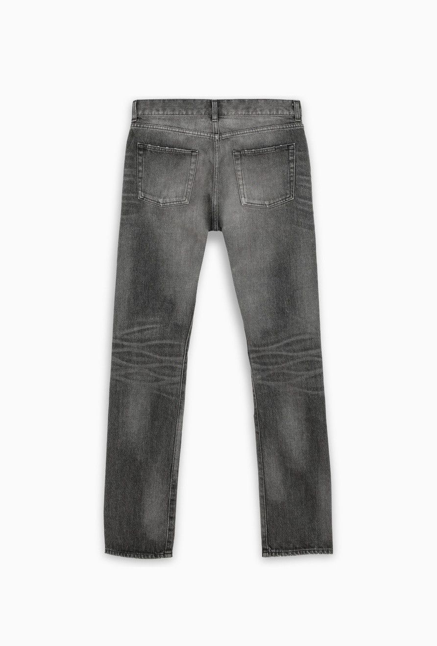 Saint Laurent Paris Saint Laurent D18 Jeans - Washed Black Denim Size US 32 / EU 48 - 2 Thumbnail