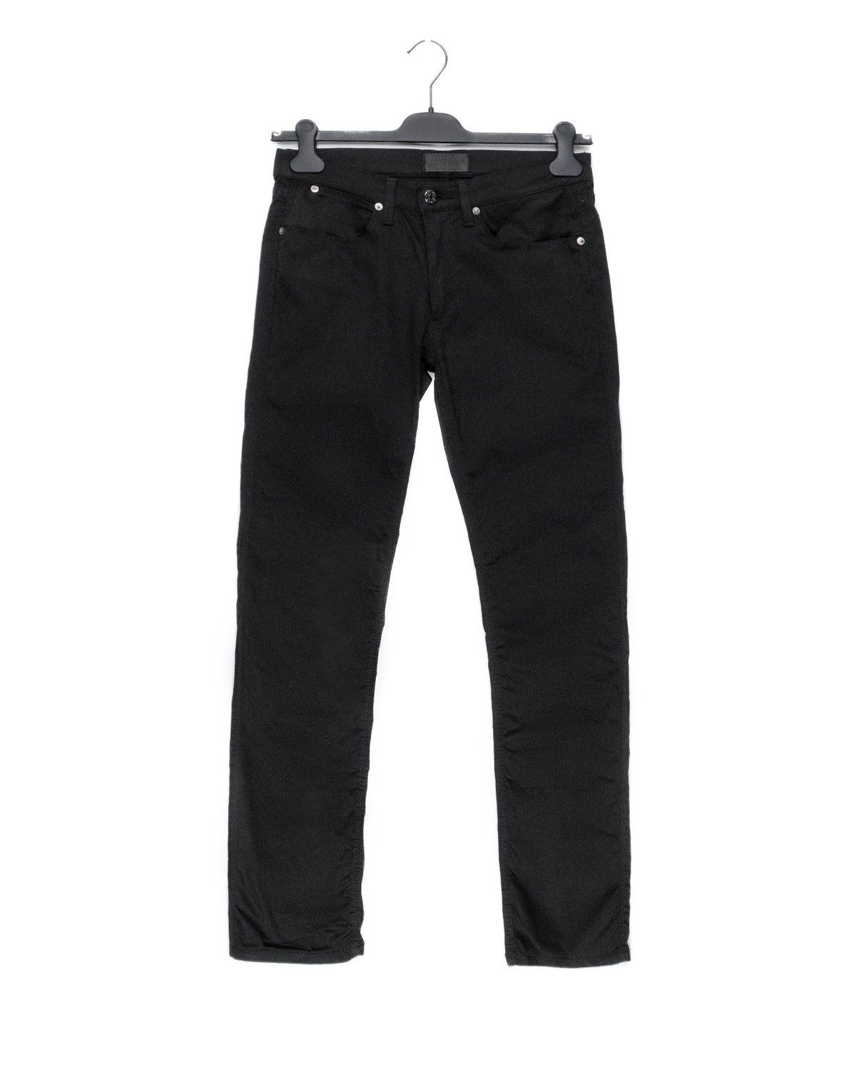 image of Acne Studios Max Satin Black Denim Pant Jeans, Men's (Size 30)