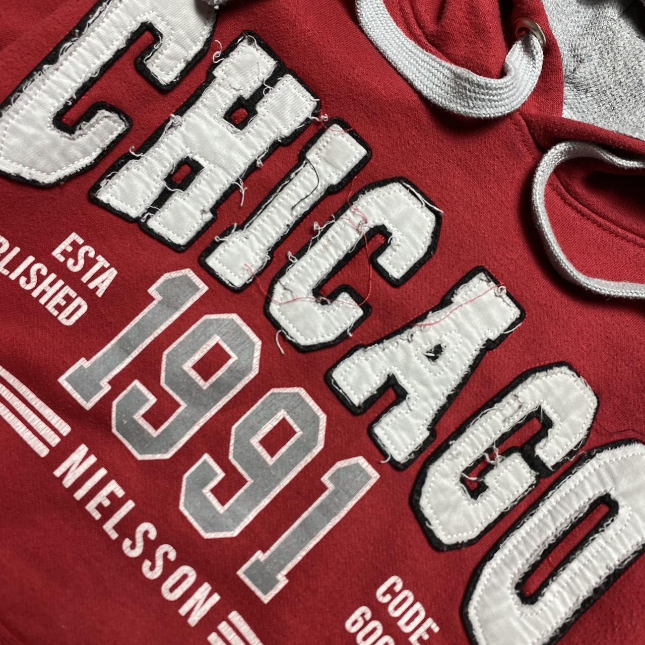 Japanese Brand 00s Chicago Embroidered Boxy Hoodie Size US M / EU 48-50 / 2 - 3 Thumbnail