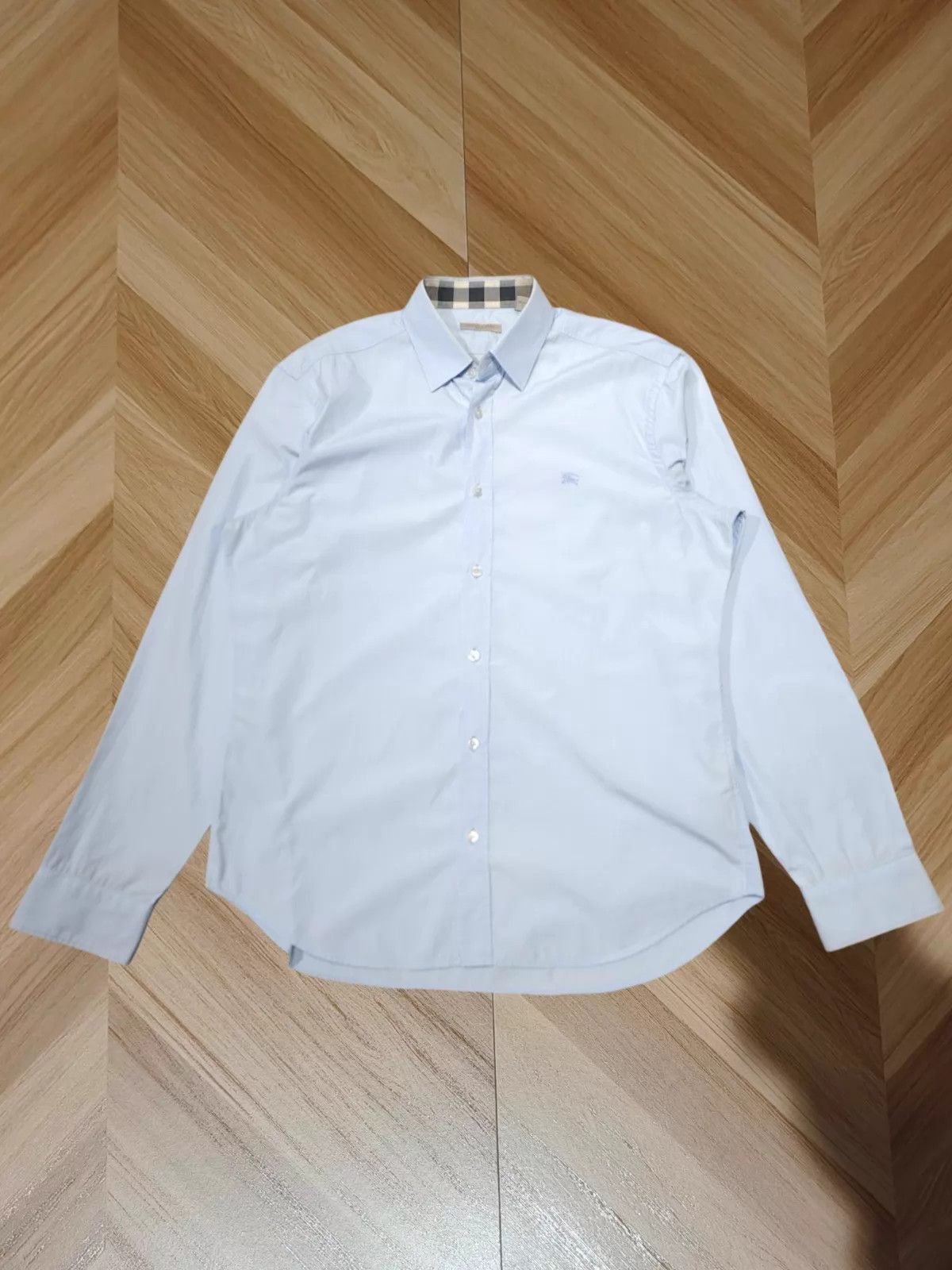 Burberry Burberry 99 New L Horseferry Embroidery Shirt Size US L / EU 52-54 / 3 - 1 Thumbnail