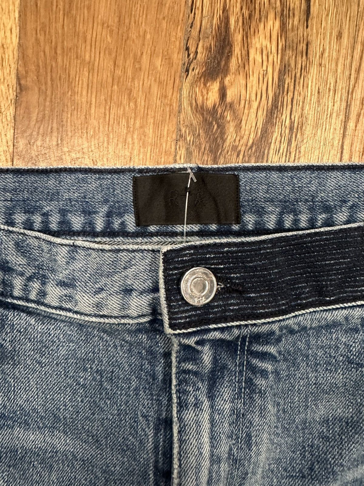 Rta Rta Small Spell Bleach Spots Blue Denim Jeans Size 34 Size US 34 / EU 50 - 3 Thumbnail