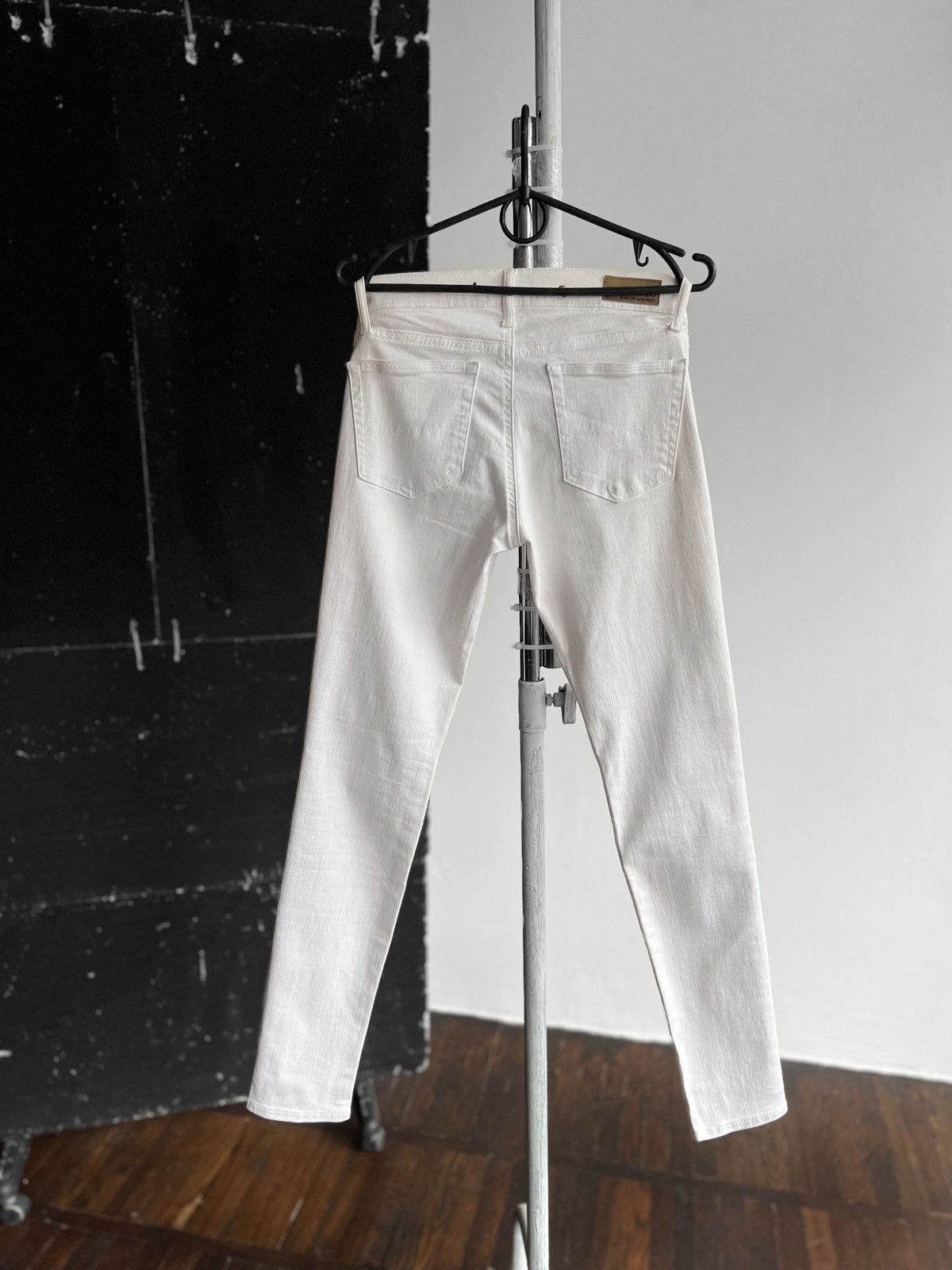 Polo Ralph Lauren × Ralph Lauren Polo Ralph Lauren Womens White Skinny Jeans Zipper Pants Size 27" / US 4 / IT 40 - 3 Thumbnail