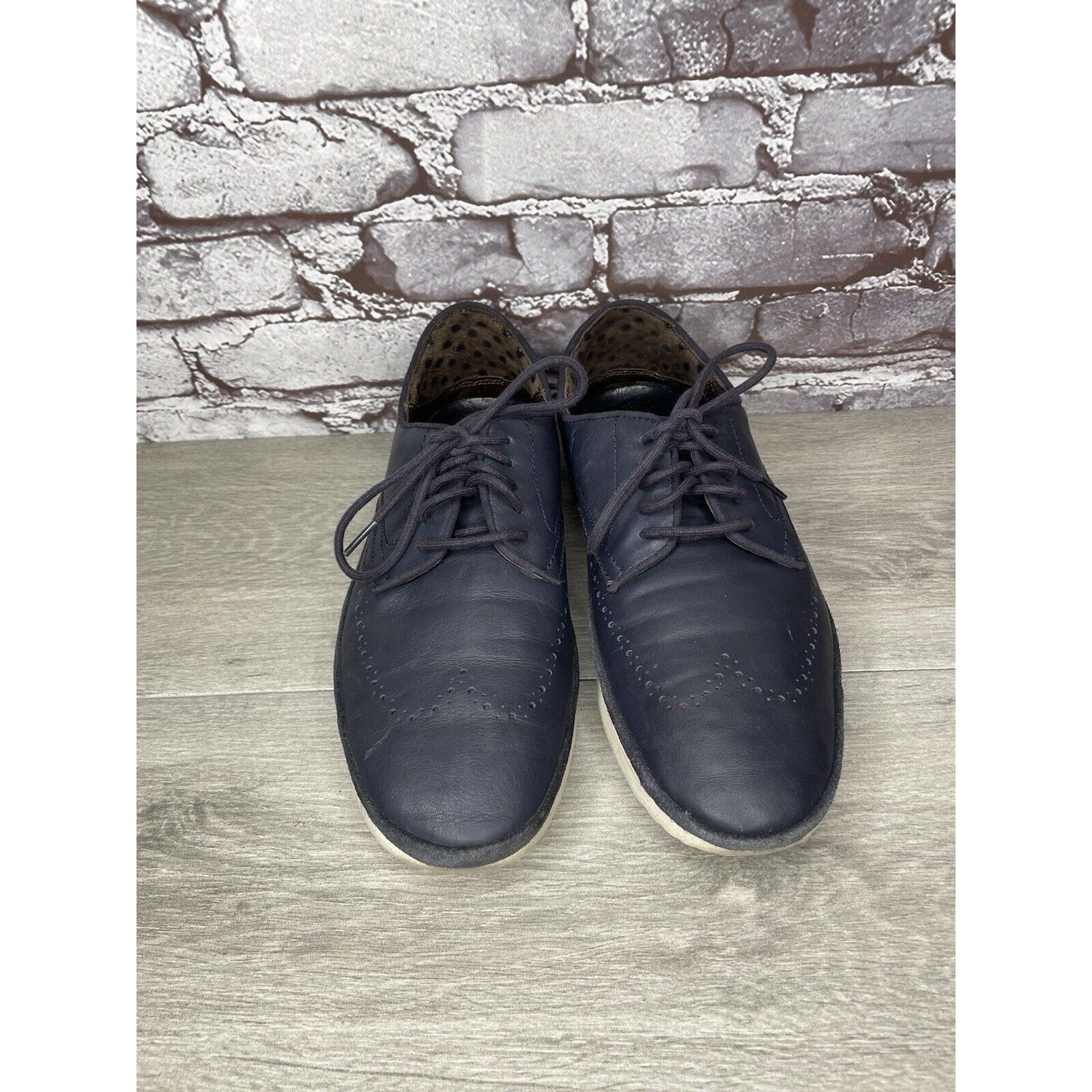 Ugg UGG Energ Blue Leather Cali Wingtip Derby Shoes Men’s Sz 8.5 Size US 8.5 / EU 41-42 - 21 Thumbnail